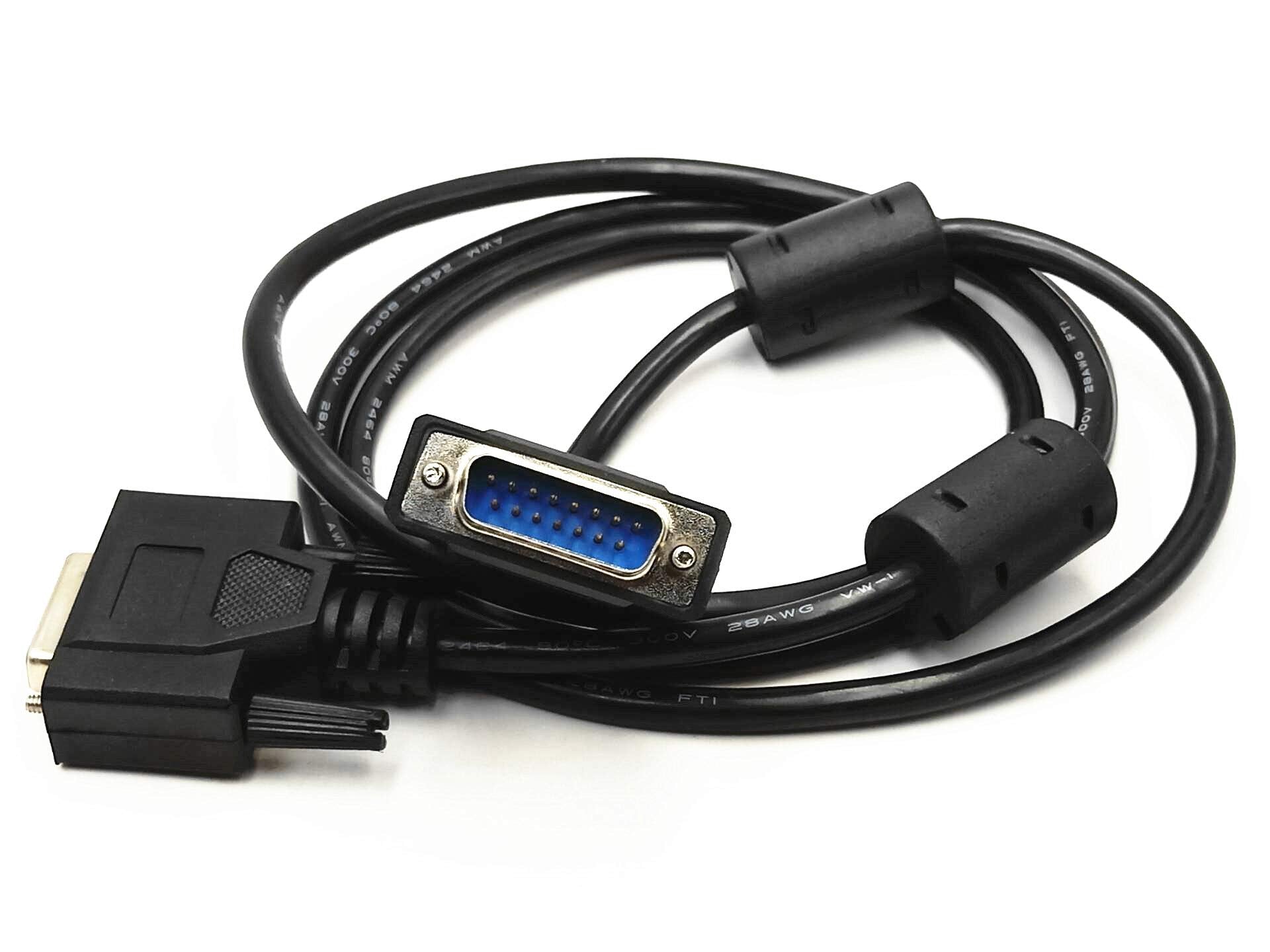 5Ft Db15 15 Pin Male To Female Connector Extension Cable Cord Black