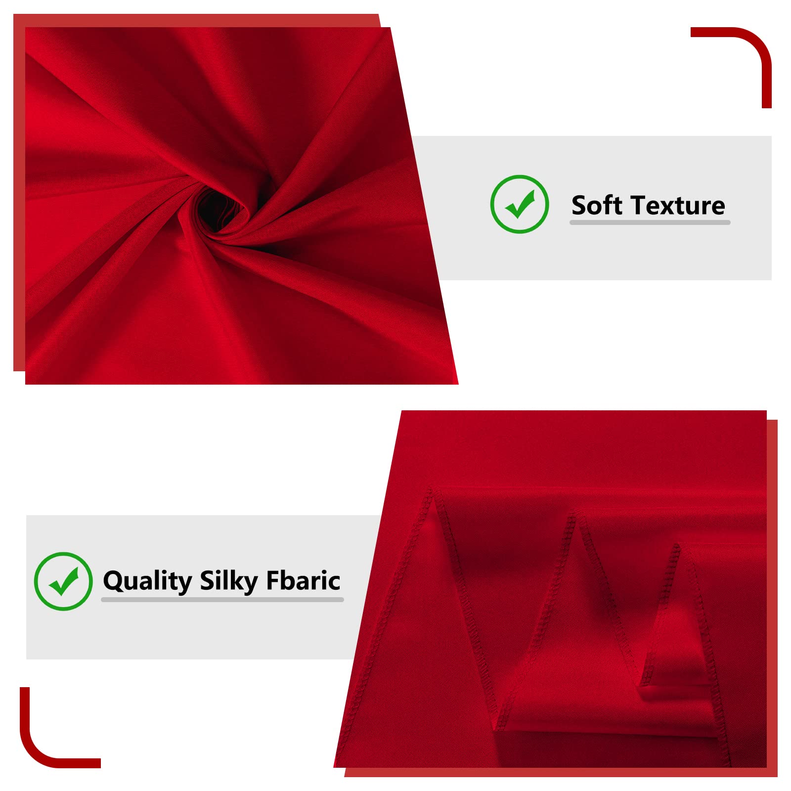 10Ft X 10Ft Red Backdrop Curtains For Party Valentine'S Day Arch Stage Wedding Ceremony Curtains Fabric Photography Backdrop For