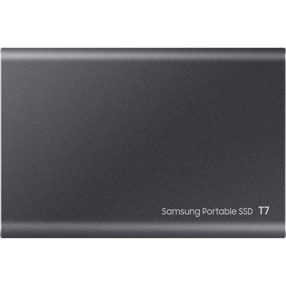 Samsung T7 Portable SSD - 2 TB - USB 3.2 Gen 2 - External SSD in Titanium Grey (MU-PC2T0T/WW)