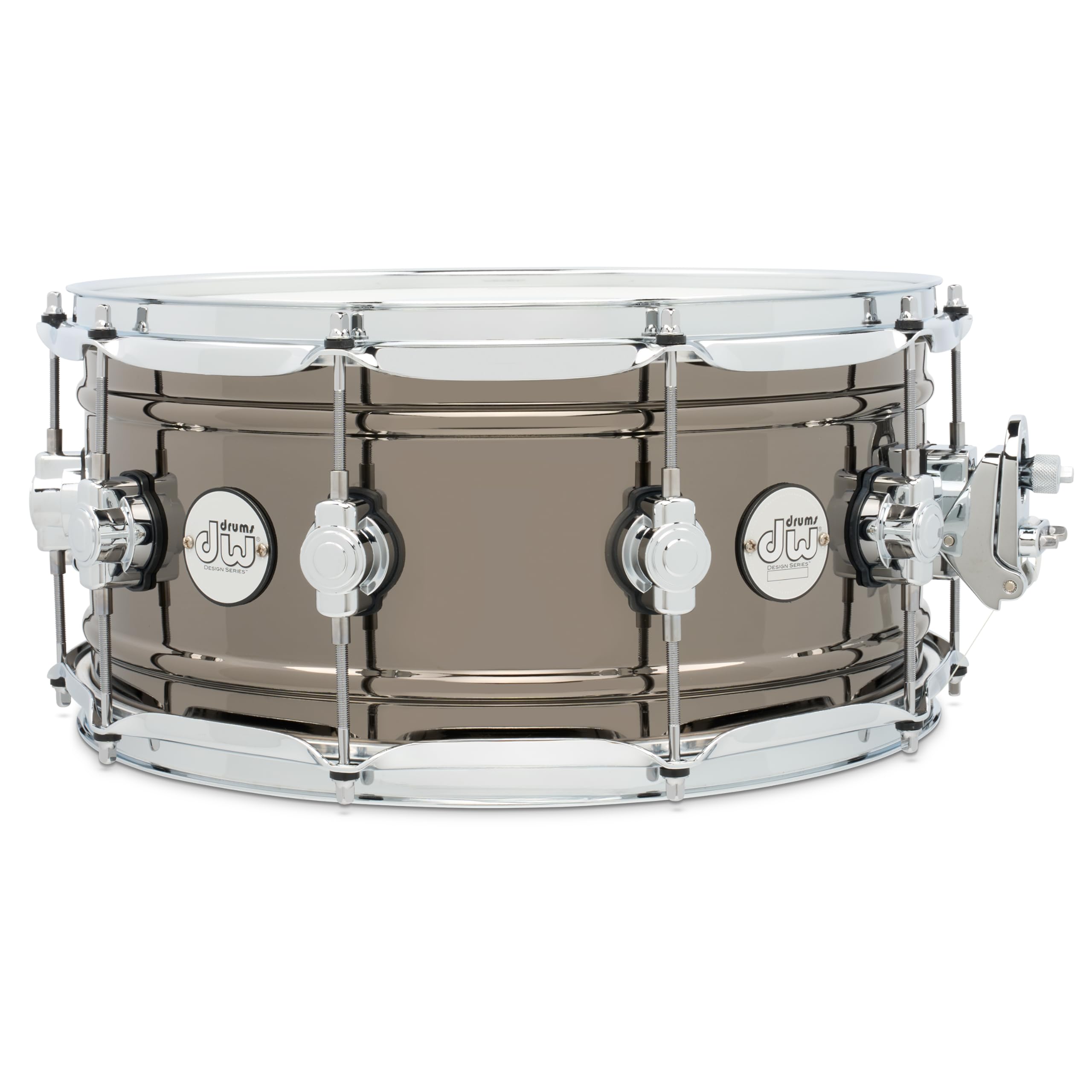 Dw Design Series Black Nickel Over Brass Snare Drum 14X6.5 Inch