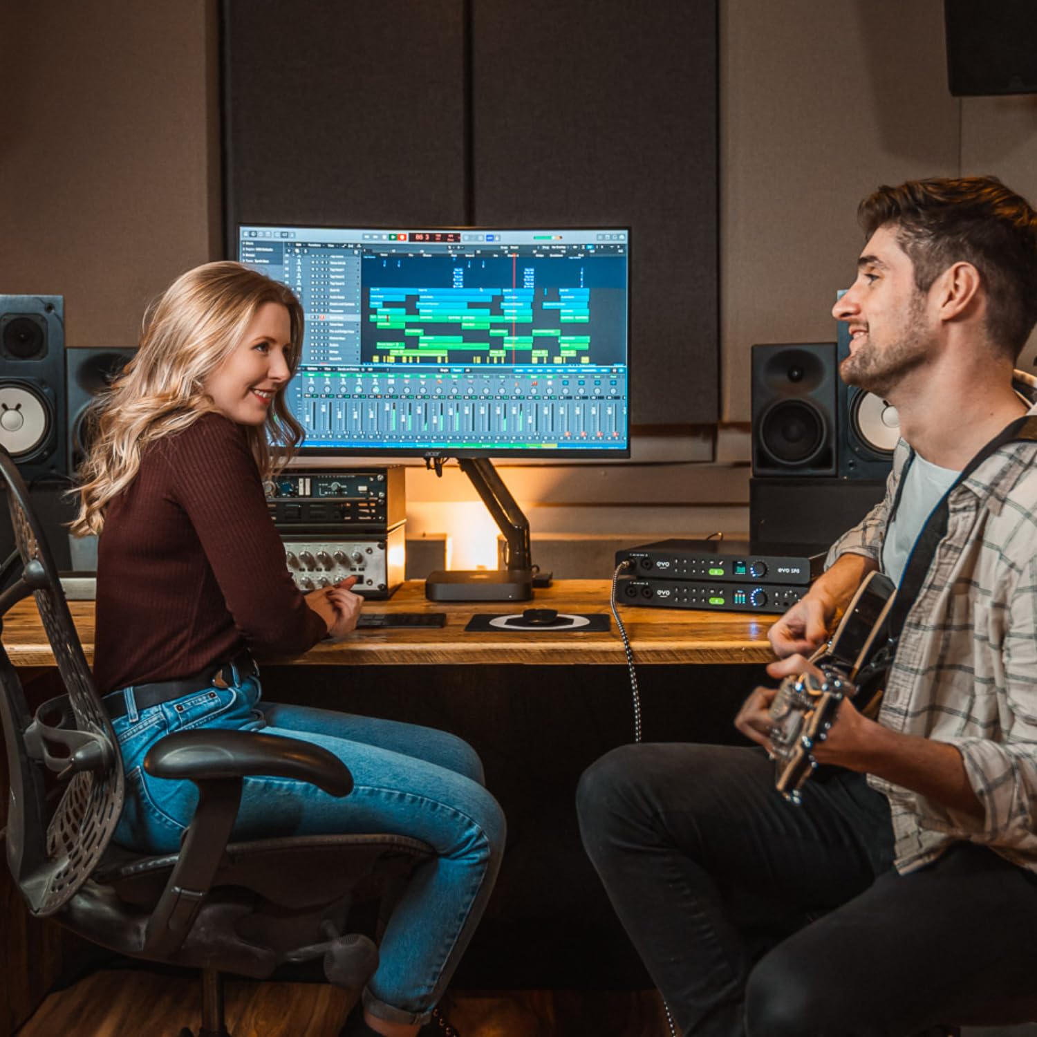 Audient Evo Sp8 8 Channel Mic Pre Expansion With 8 Adat Inputs/8 Adat Outputs, For The Musician, Producer, Or Engineer   Include