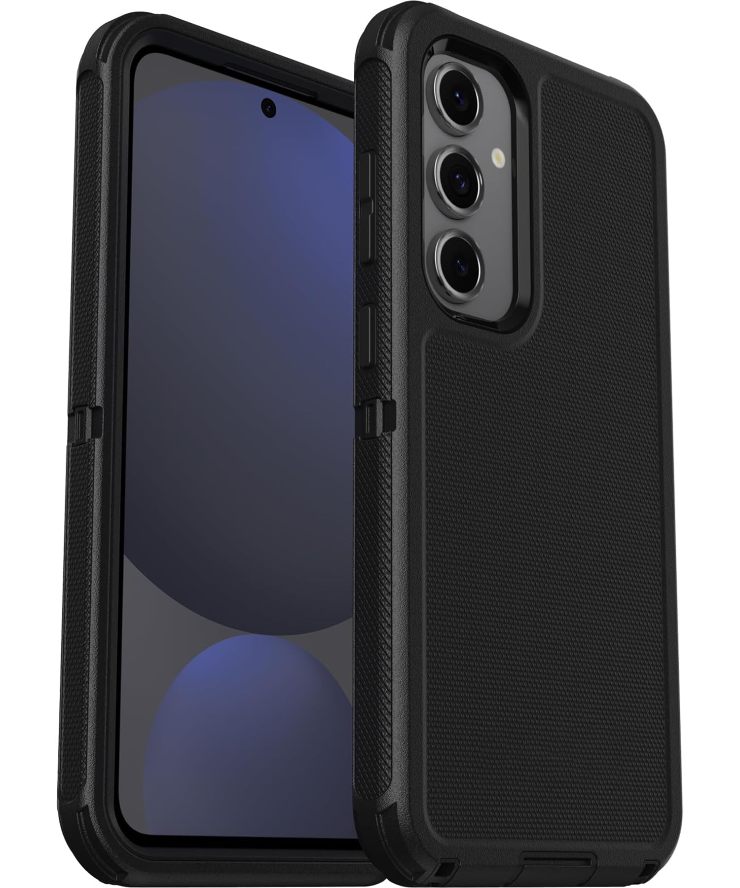 Defender Case Compatible With Samsung Galaxy S24 Fe Case Black