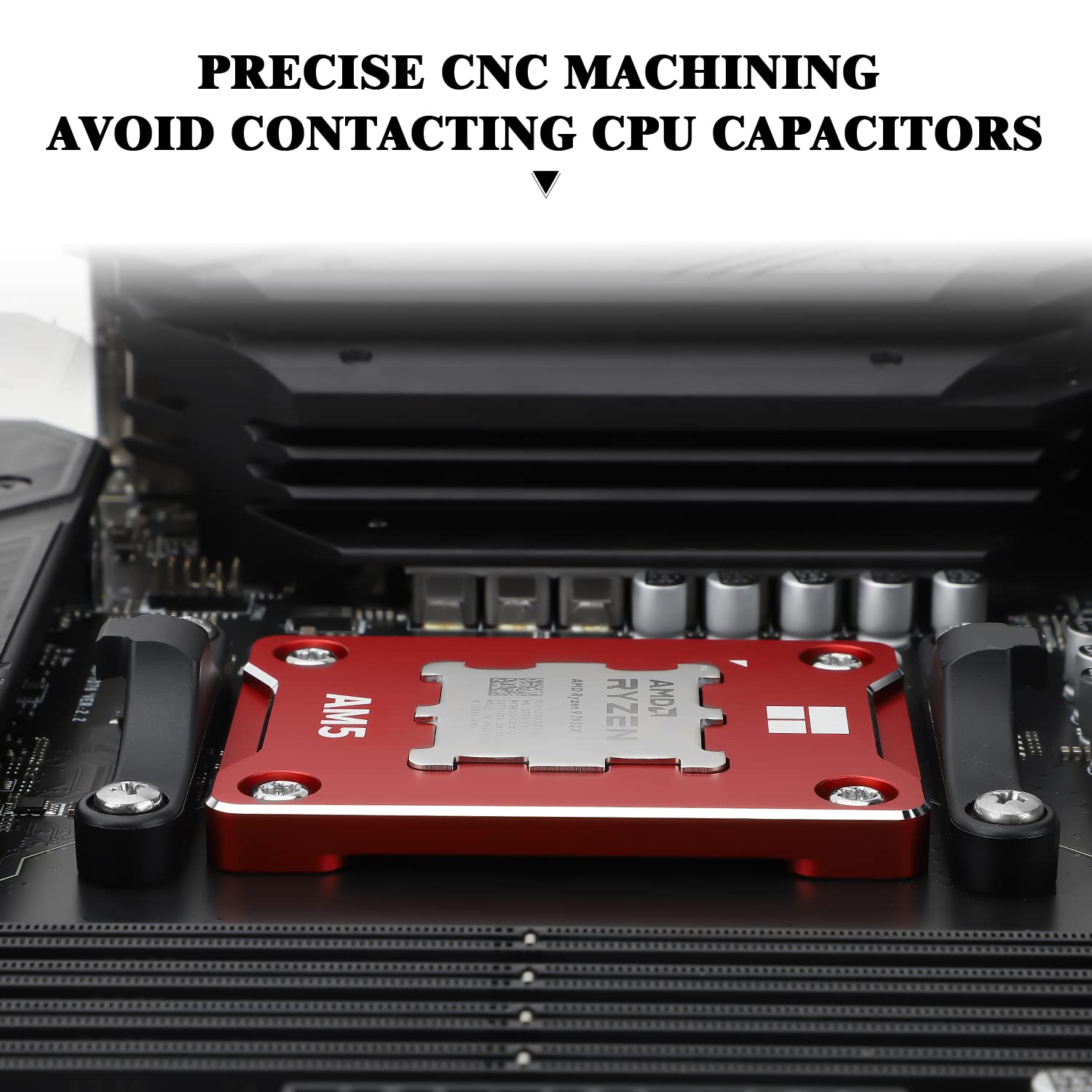 Thermalright Asf Red Am5 Cpu Holder, Corrective Anti Bending Fixing Frame, Am5 Full Fit Fixed Non Marking Mounter, Am5 Anti Bend