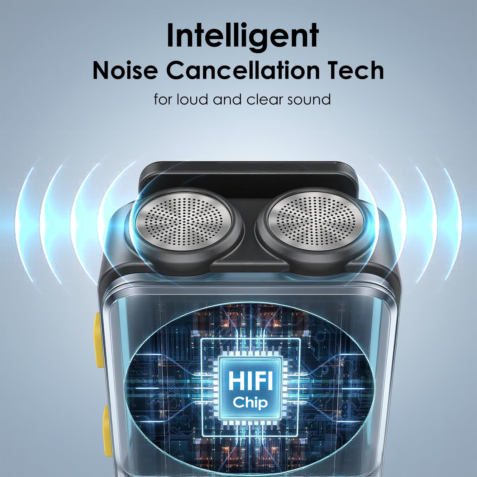 Mini Wireless Lavalier Microphone For Iphone Ipad Android With Lightning/Usb-C Plug, 80H Work Time Noise Reduction Lapel Mic For