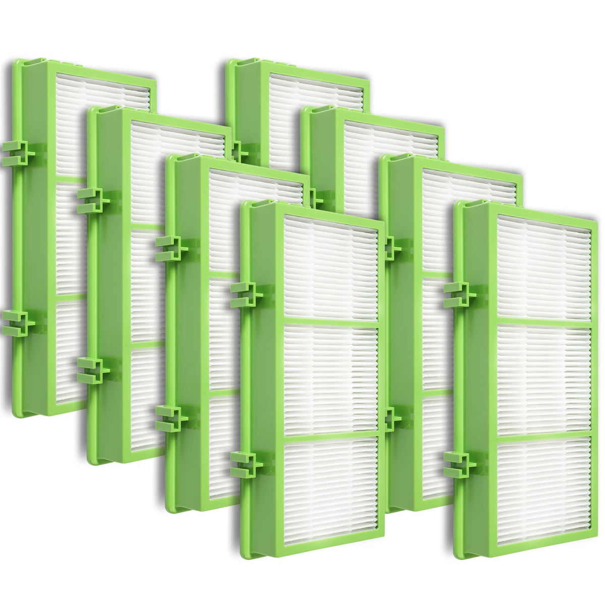 Derblue 8Pcs True Hepa Filter Compatible With Holmes Aer1 Filter, Replacement Parts # Hapf300Ah U4R, Hap242 Nuc