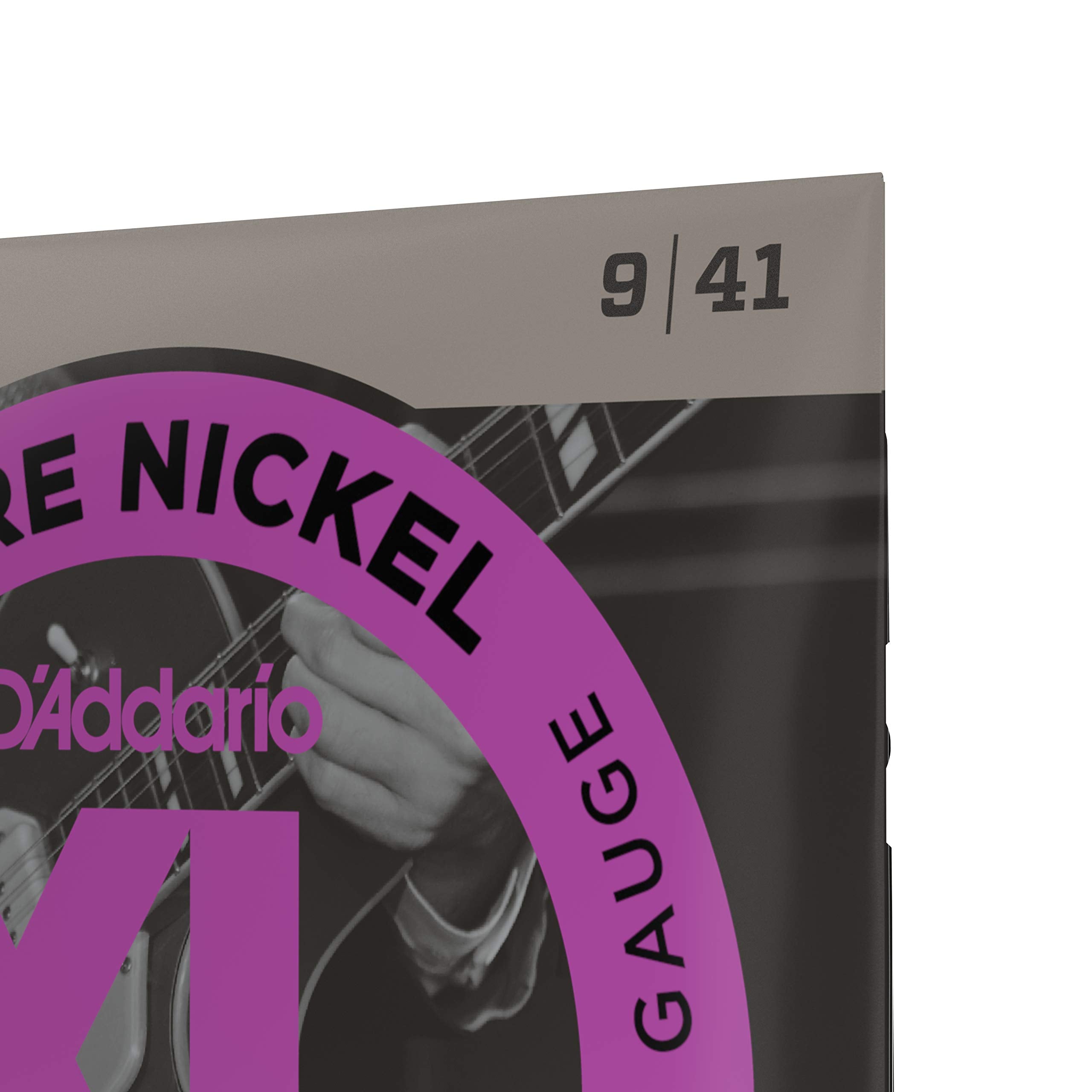 D'Addario Guitar Strings   Xl Pure Nickel Electric Guitar Strings   Round Wound   Warm, Bright, Vintage Sound   Epn120   Super L
