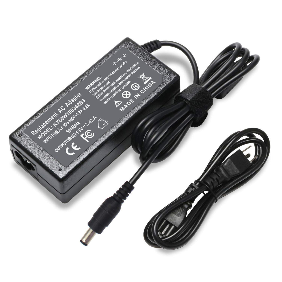 Flyten 65W Ac Adapter Charger For Toshiba Satellite L645 L655 L655D L745 L755 L775 L855 A665 A205 A105 C55 C55D C655 C675 C850 C855 Pa3822U Pa3714U Pa3917U Pa5177U 1Aca Laptop Power Supply Cord