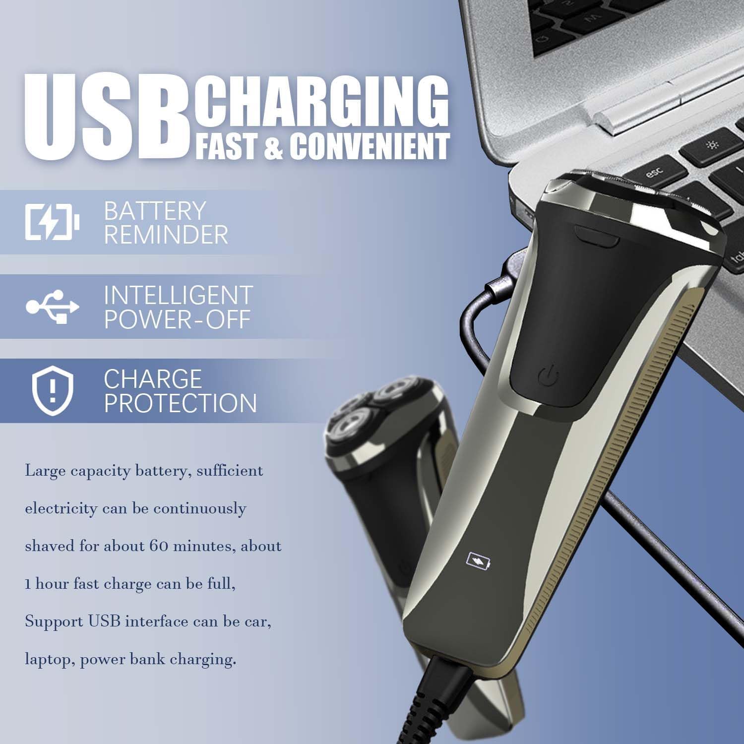 Snapbuy Electric Razor For Men, Snapbuy Electric Razor 4D Rotary, Snapbuy Electric Razor Pro, Ipx7 Waterproof Electric Razor, We