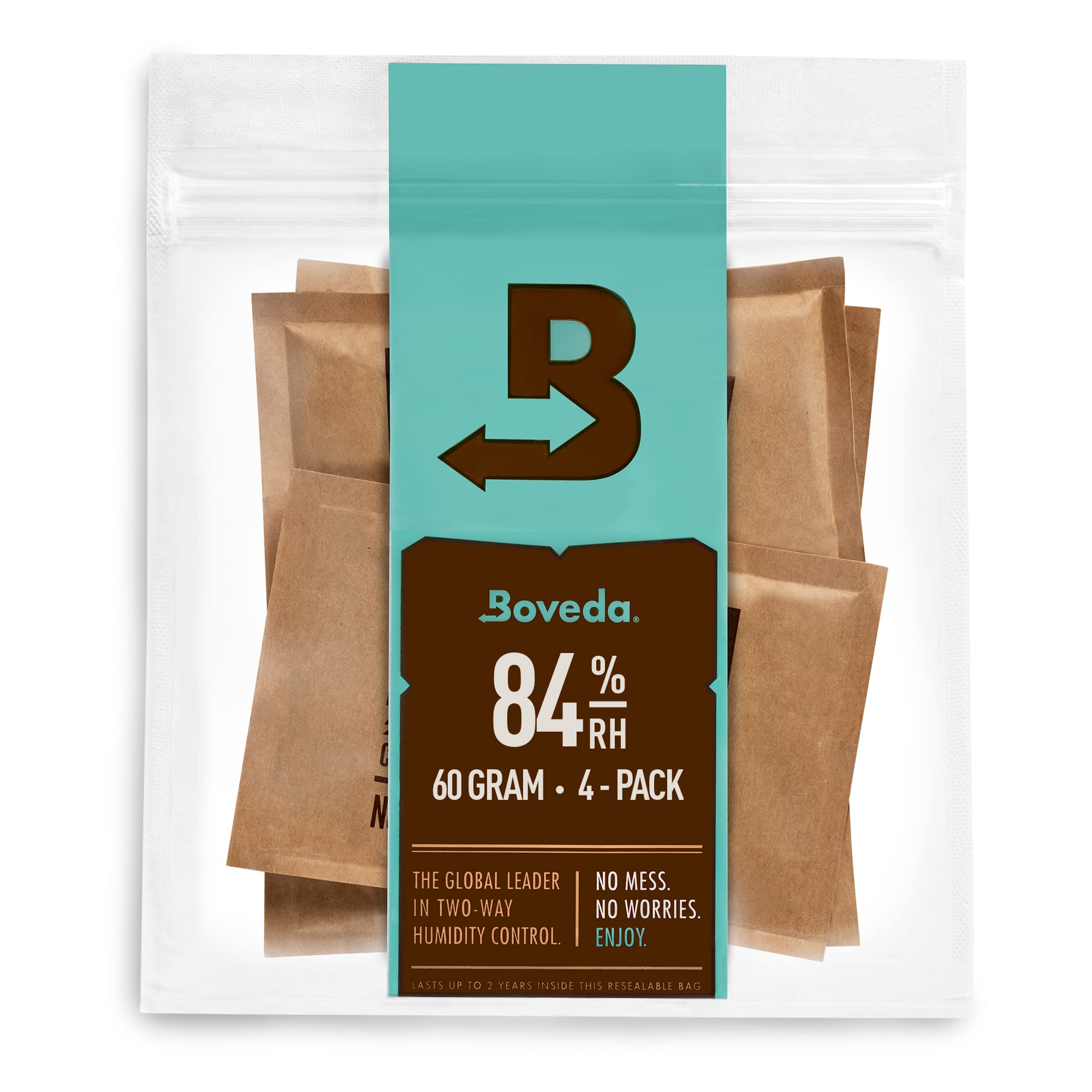 Boveda For Seasoning Two Way Humdity Control Packs   84% Rh To Season A Wood Humidifier Box (Small  To Medium Size, Up To 100 Co