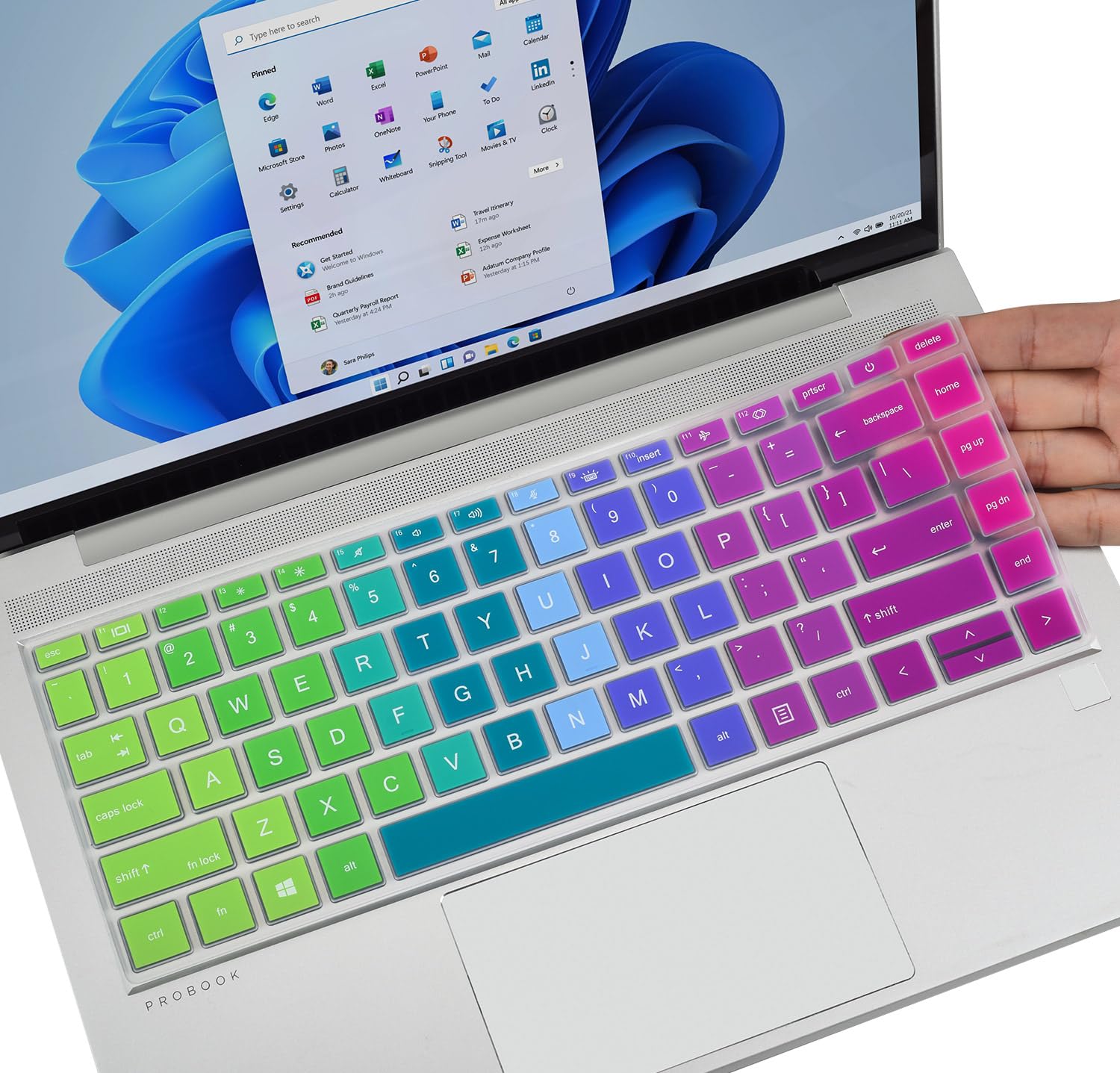 Colorful Keyboard Cover For Hp Probook 440 445 G8 G9 G10 14 Inch 2023 2022, Hp Probook 640 G7 G8 14'' Notebook Protector Skin(No
