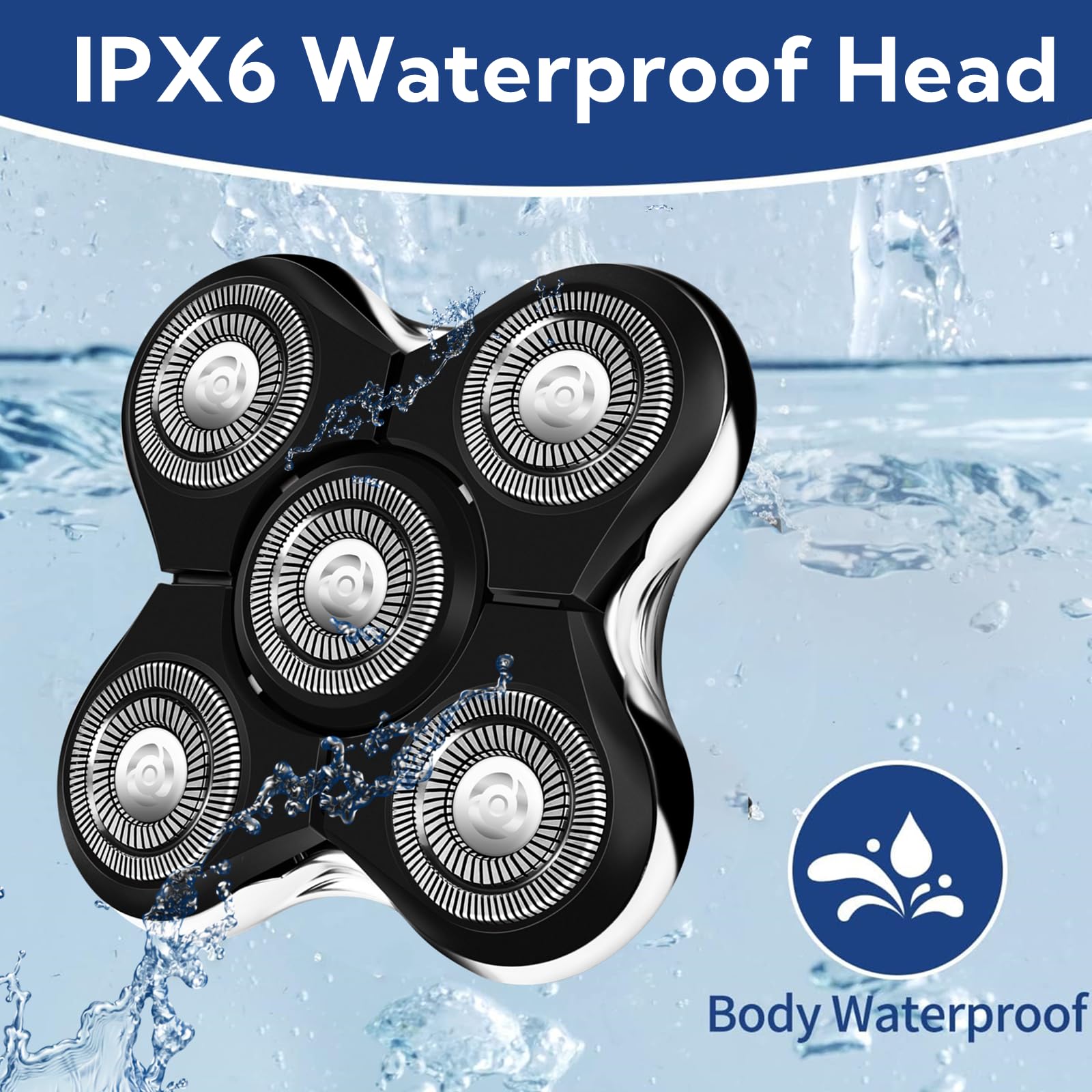 Balder Pro Replacement Head For Remington Balder Pro Head Shaver Spr Xr7000,5 Dual Track Heads For Remington Shaver Replacement