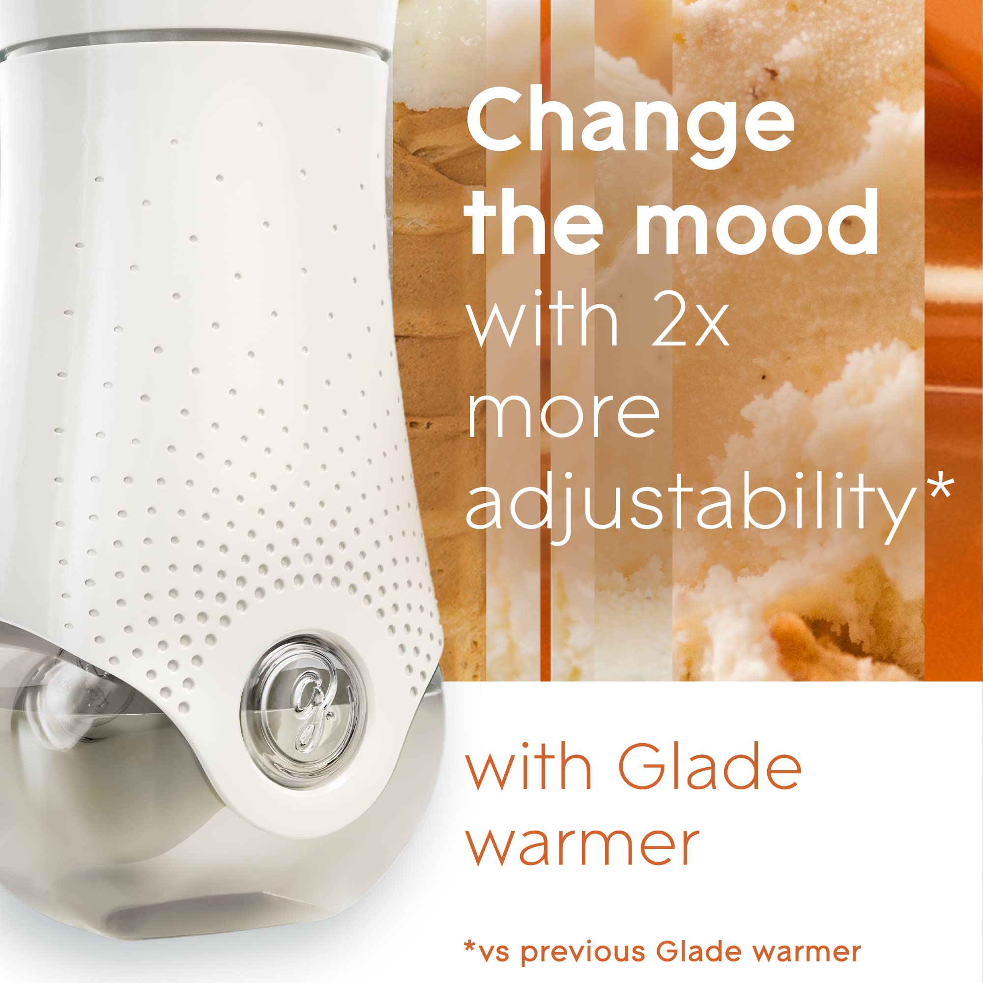 Glade Plugins Refills Air Freshener, Scented And Essential Oils For Home And Bathroom, Vanilla Caramel Twist, 1.34 Fl Oz, 2 Coun