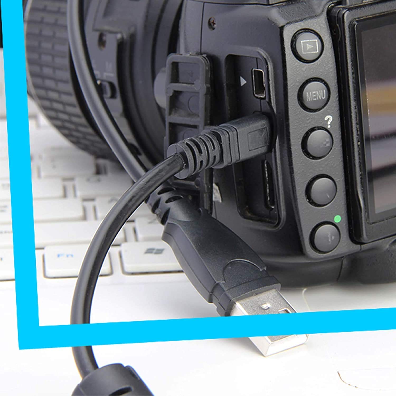 Draw a Dragon UC-E6 E16 E17 USB Camera Data Charging Cable - 3.3ft for Nikon CoolPix & Lumix Cameras