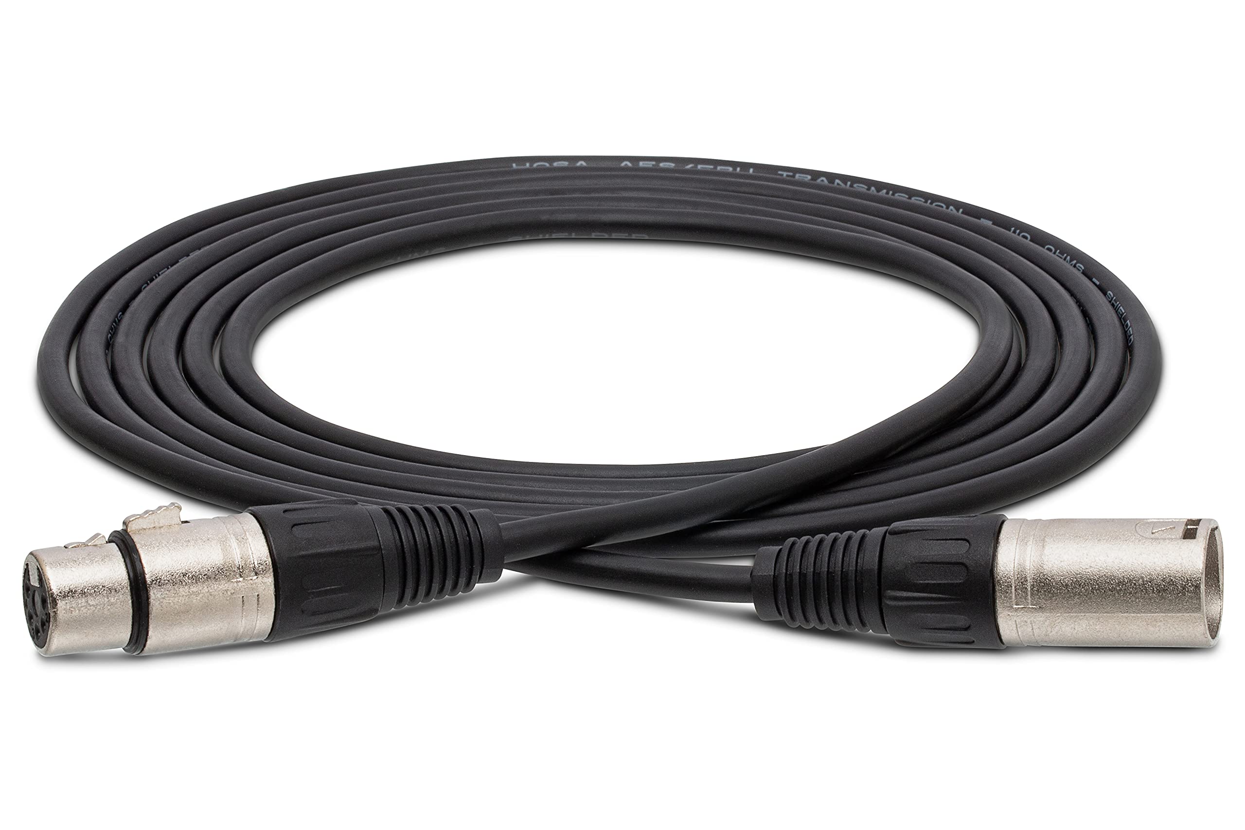 Hosa Dmx 520 5 Pin 2 Conductor Xlr5M To Xlr5F Dmx 512 Cable, 20 Feet