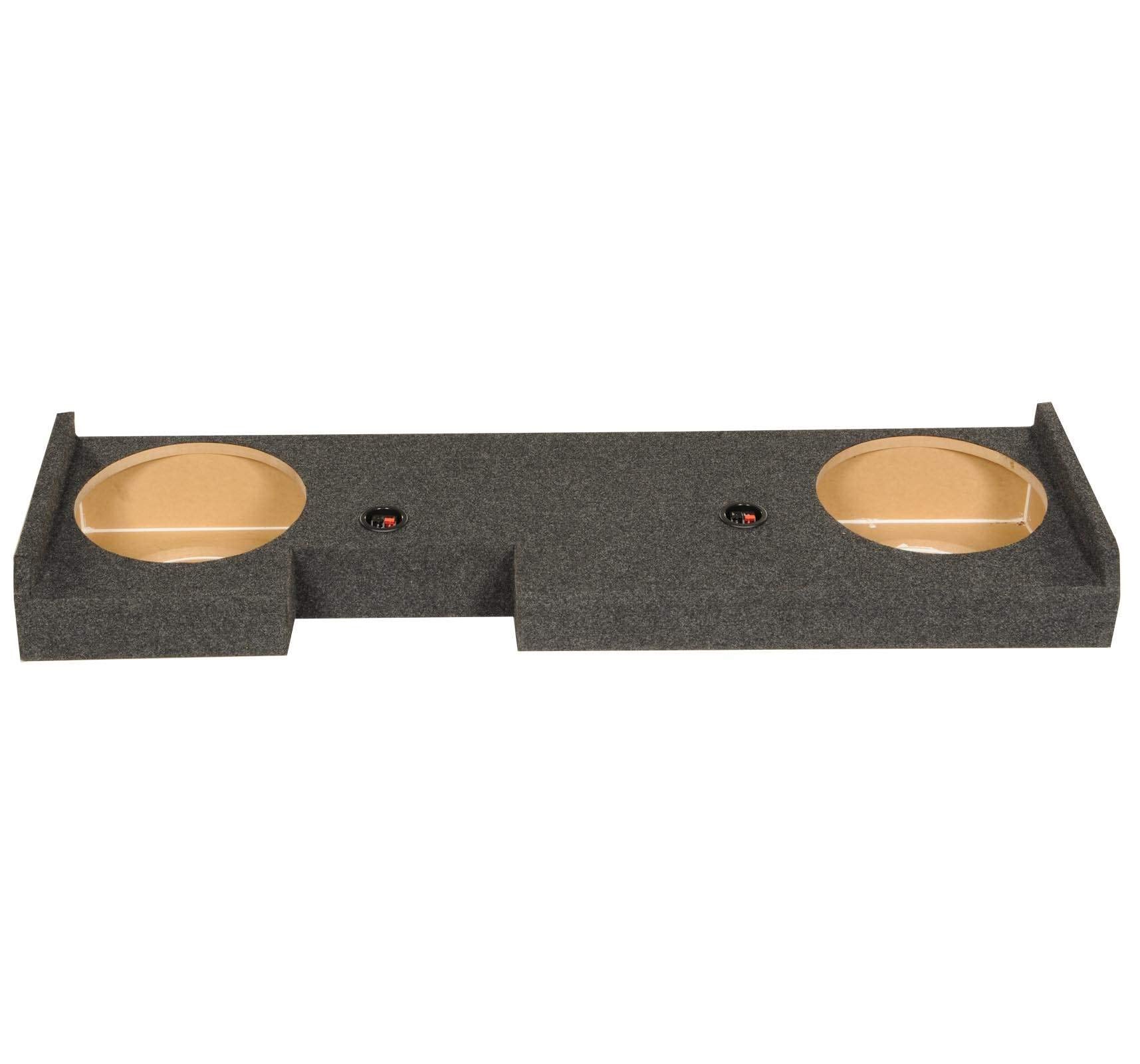 Q Power Gmc12 2014 4Door Dual 12 Inch Custom Fit Speaker Box For Gm/Chevy Crew Cab 4 Door Trucks 2014