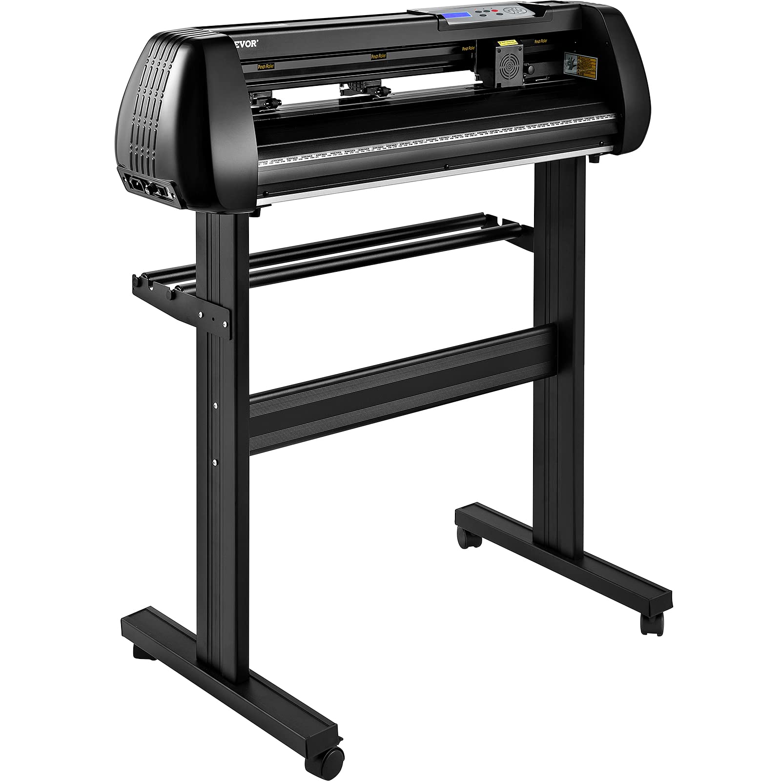 Vevor Vinyl Cutter Machine, 28In Offline Bluetooth Cutting Plotter Machine, 400In/10M Steel Roller Shaft Adjustable Speed Force,