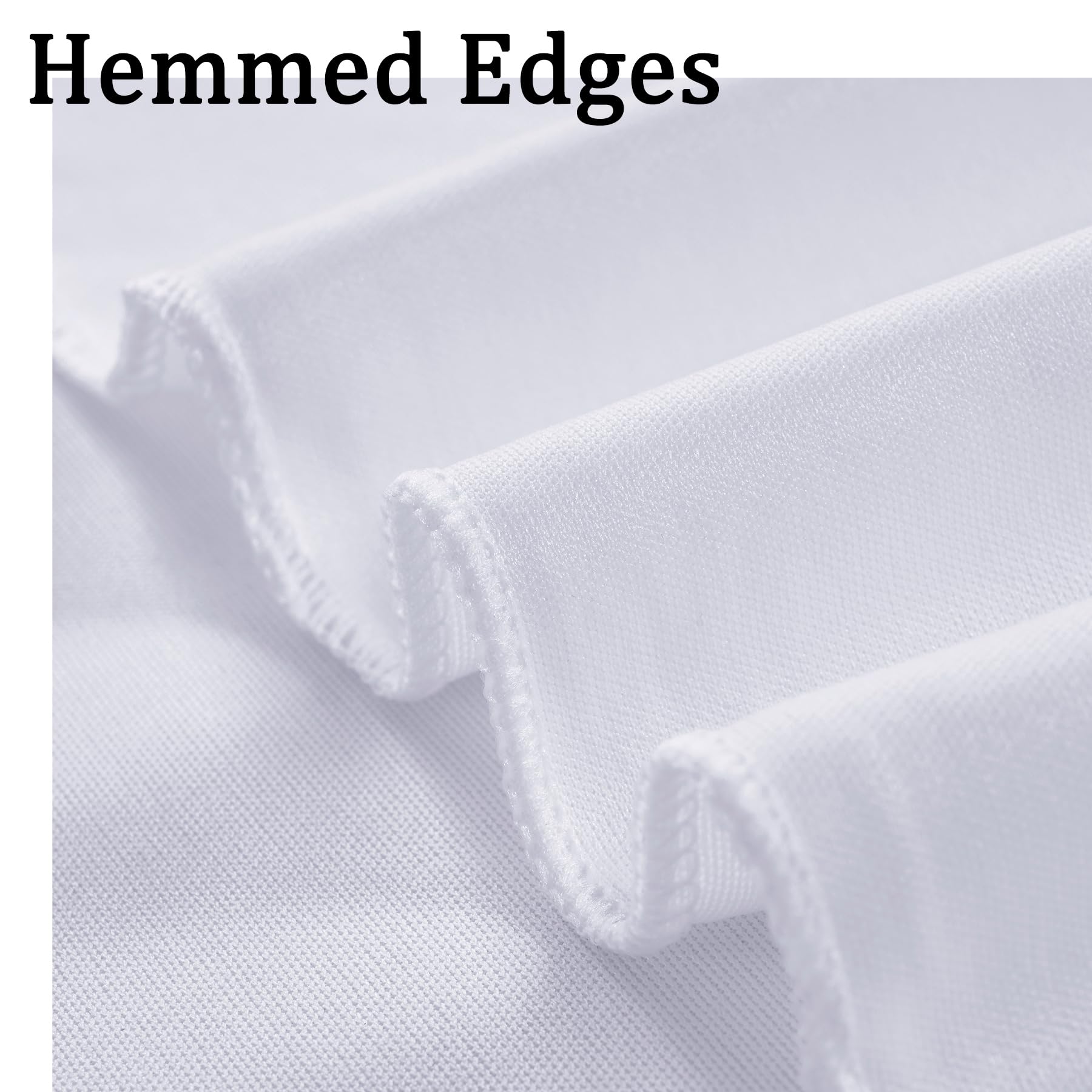 Wrinkle Free White Backdrop Curtain For Parties, Polyester Photo Backdrop Drapes For Weddings Birthday Photography Background Pa