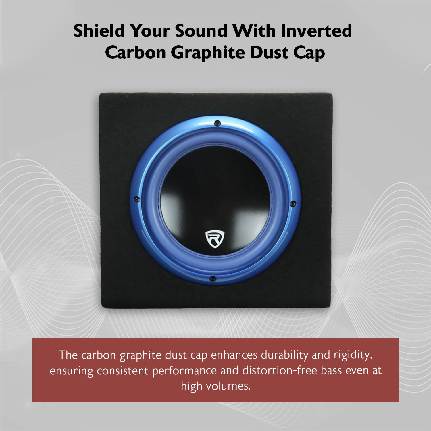 Rockville Rvb8.1A 8 Inch 300W Powered Car Subwoofer/Sub Enclosure Box + Remote Black