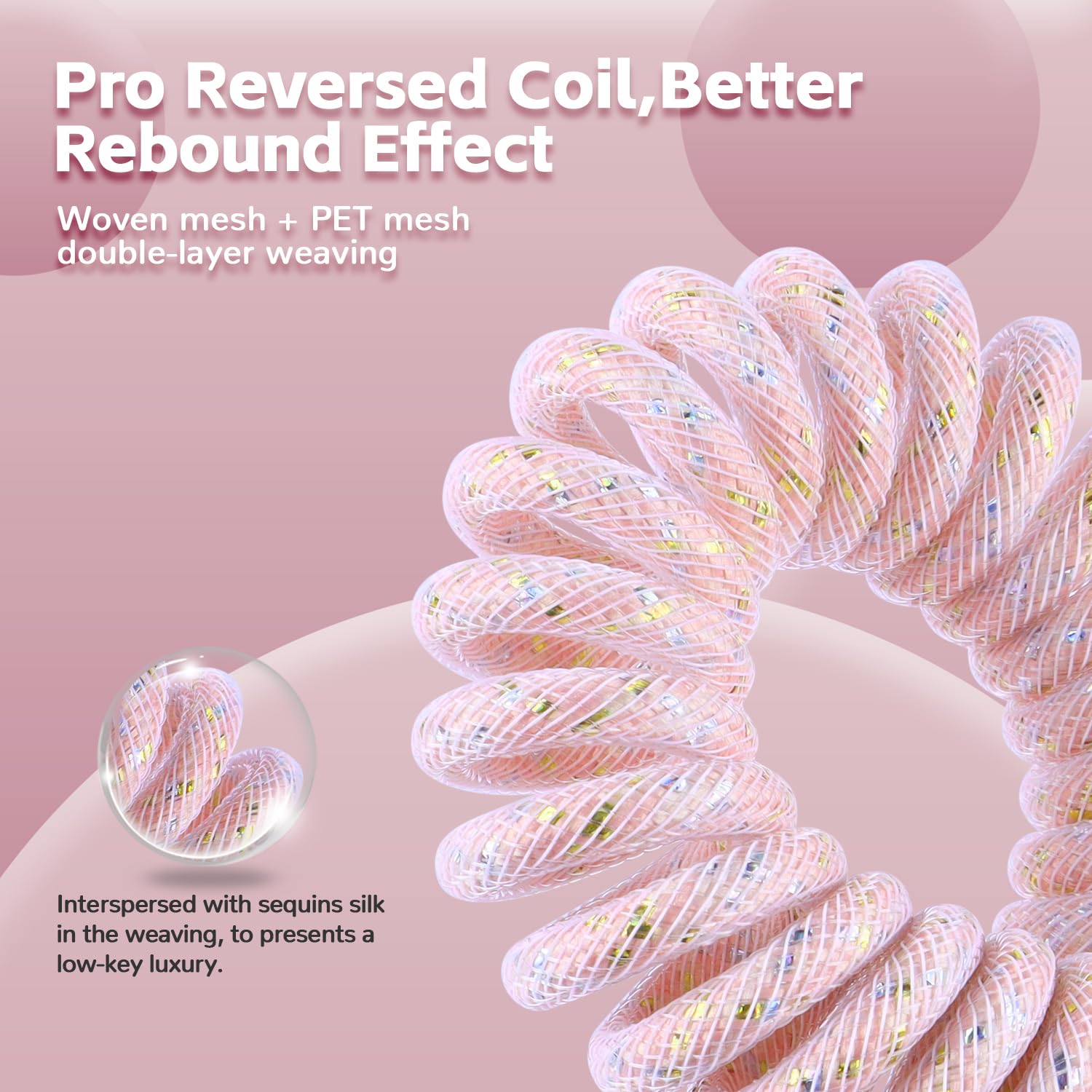 Attack Shakr C03 Custom Coiled Keyboard Cable For Gaming Keyboard,Detachable Double Sleeve Starlight Nylon Braided Mechanical Ke