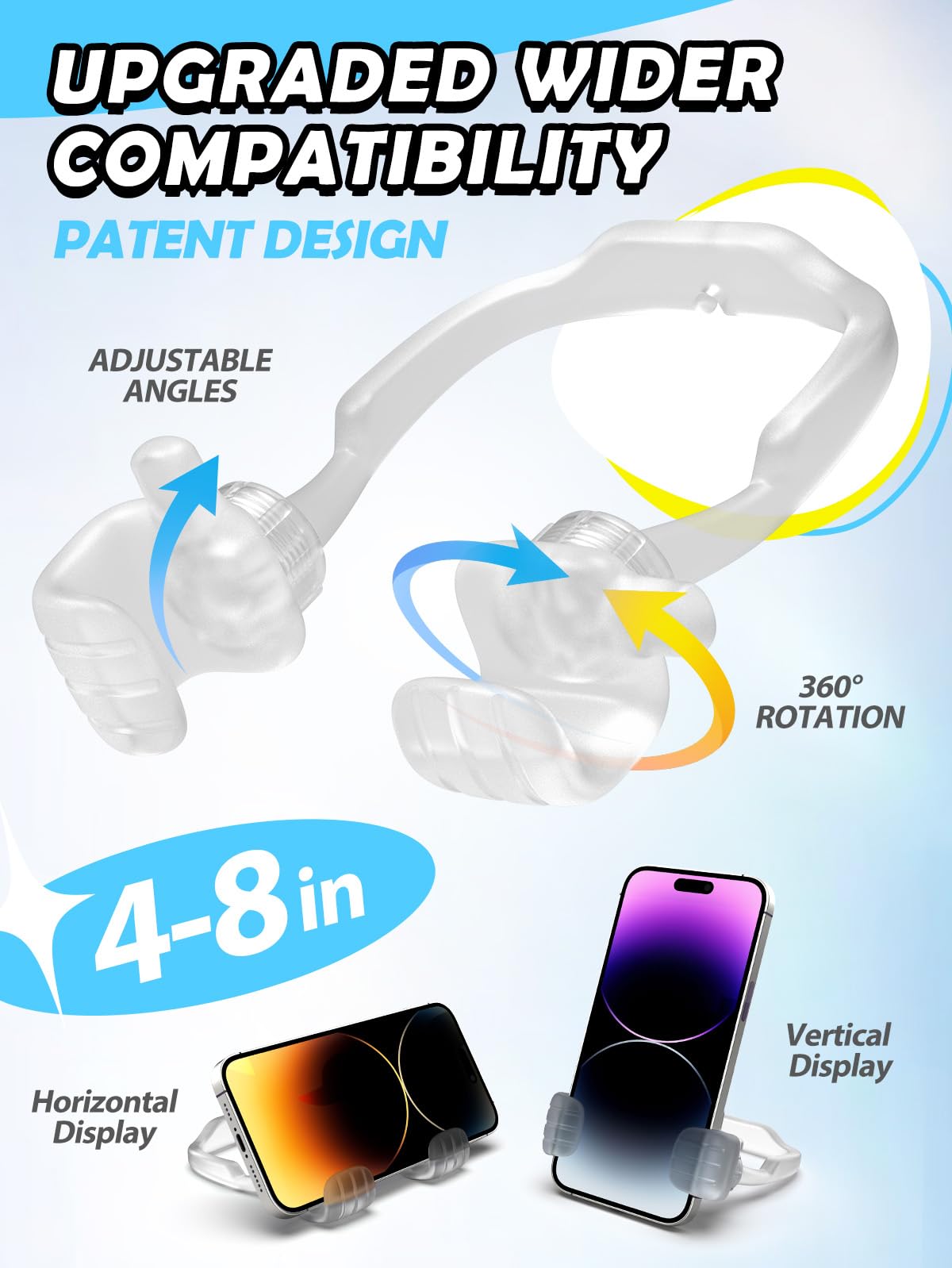 Stocking Stuffers For Teens Thumbs Up Lazy Phone Stand Cell Phone Stand Men Gifts For Christmas Phone Holder For Desk Funny Birt