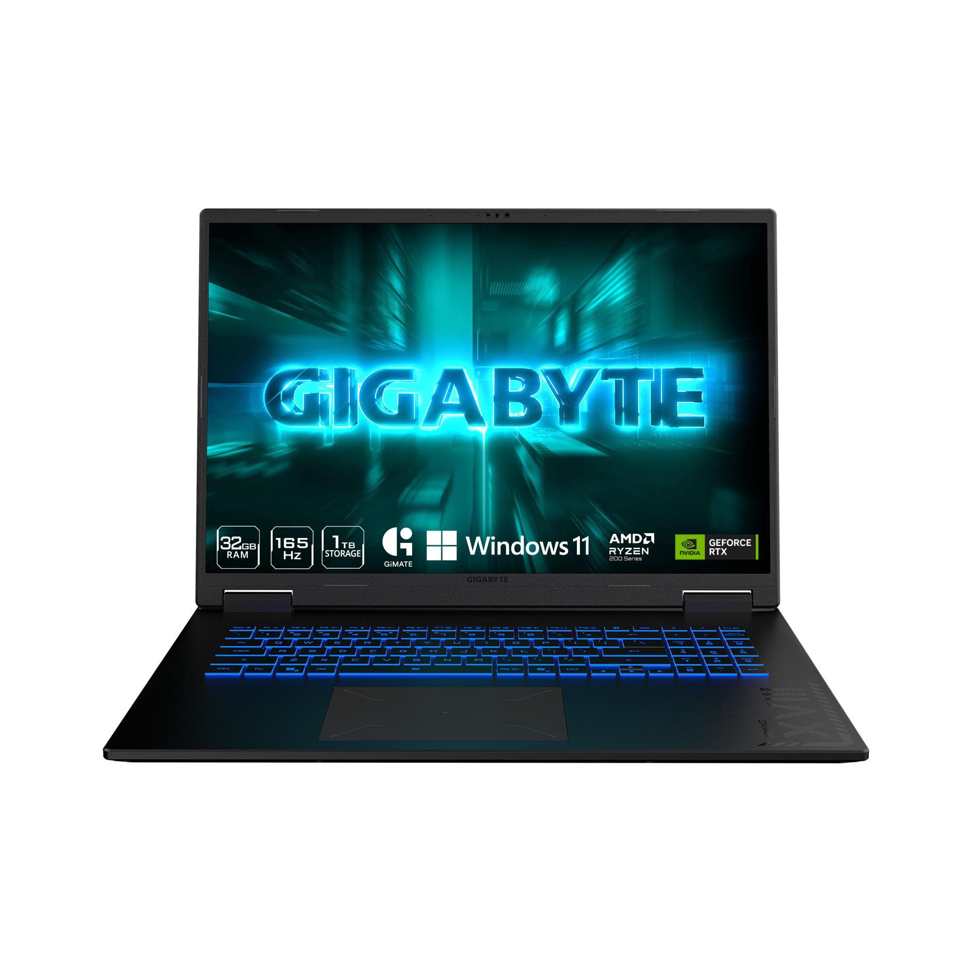 GIGABYTE Gaming A18 Gaming Laptop - 165Hz 2560x1600 WQXGA - NVIDIA GeForce RTX 5070 - AMD Ryzen 7 260-1TB SSD with 32GB DDR5 RAM