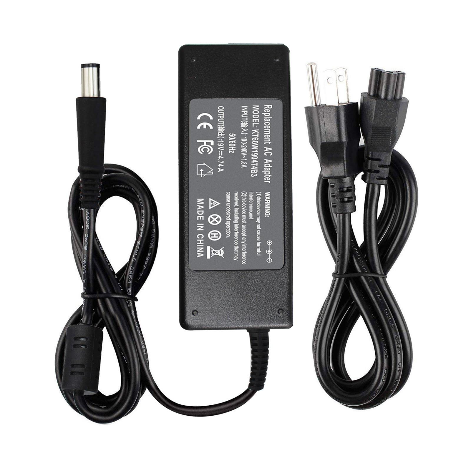 90W 19V 4.74A Power Supply AC Charger for HP Pavilion All-in-One Desktop PC 22-3030 22-3110 23-g010 24-g020 18-5110 19-2304 20-B