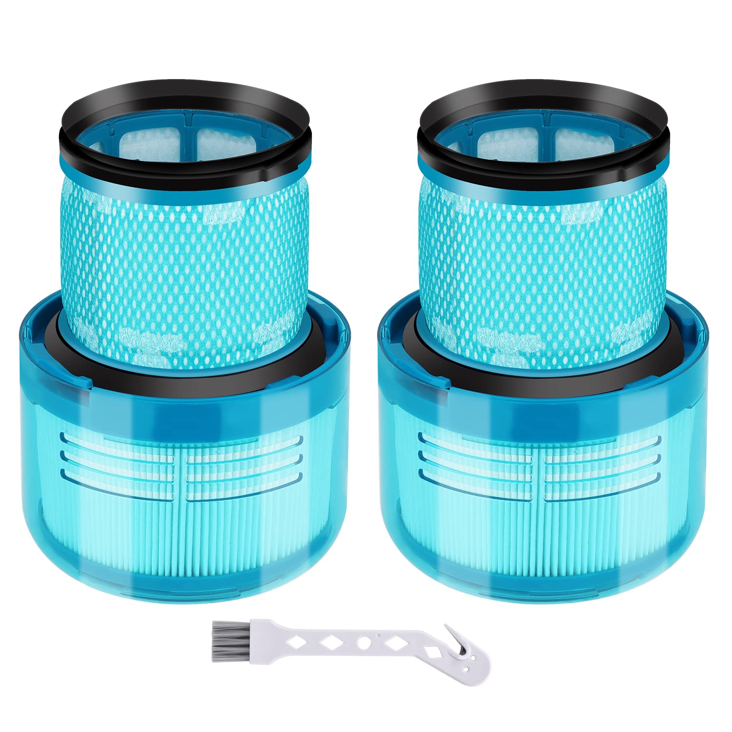 2 Pack Filter Replacement For Dyson V15 Detect, V15 Detect +, V11 Torque Drive, V11 Animal, Sv14 Cordless Stick Vacuum Cleaner,R