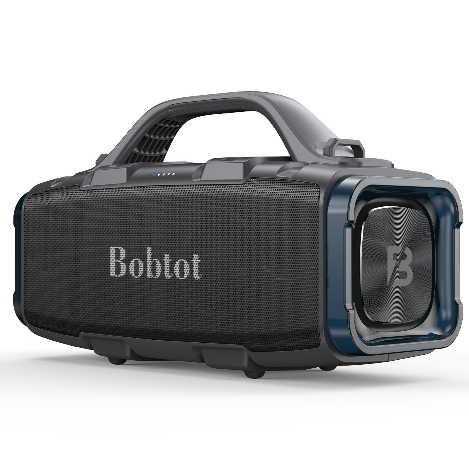 Bobtot Portable Bluetooth Speaker, 60W Peak IPX6 Waterproof, Outdoor Speaker with Handle Stereo Loud Sound, Deep Bass, 8800mAh B