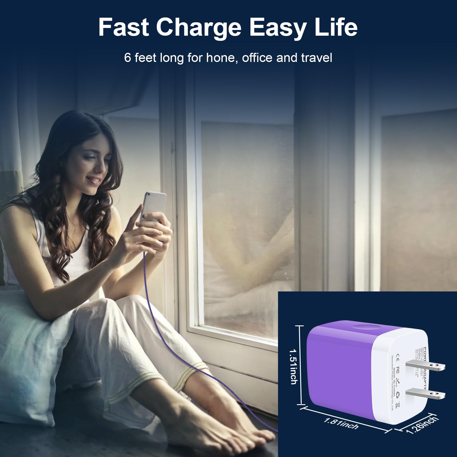 Usb C Cube Pixel 9 8A Fast Charger For Google Pixel 9 Pro Xl,9 Pro,9 8A 7A 8 Pro 7 6A 6,Type C Charging Block For Samsung Galaxy