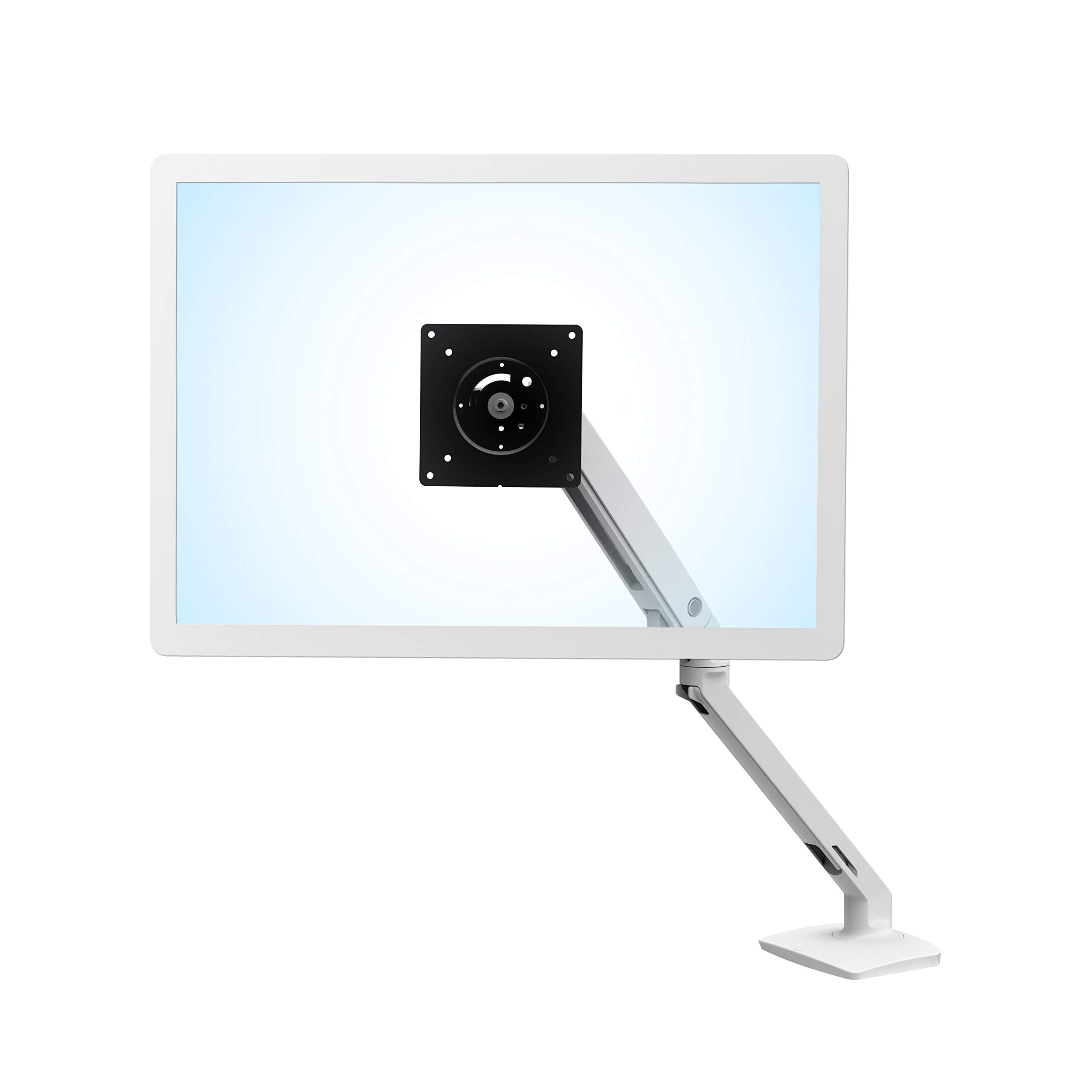 Ergotron � MXV Single Monitor Arm, VESA Desk Mount � for Monitors Up to 34 Inches, 7 to 20 lbs � White