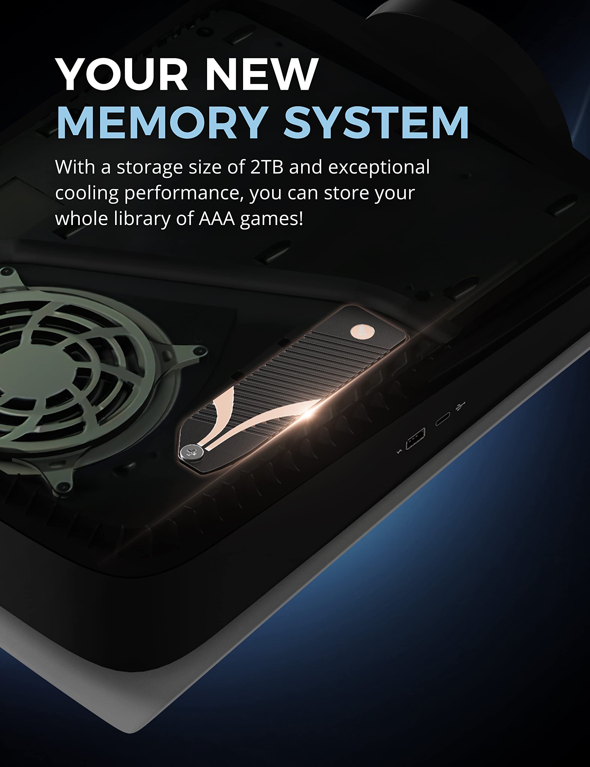 Sabrent 4Tb Rocket 4 Plus Nvme 4.0 Gen4 Pcie M.2 Internal Extreme Performance Ssd + M.2 Nvme Ps5 Heatsink Combo (Sb Rkt4P Pshs 4