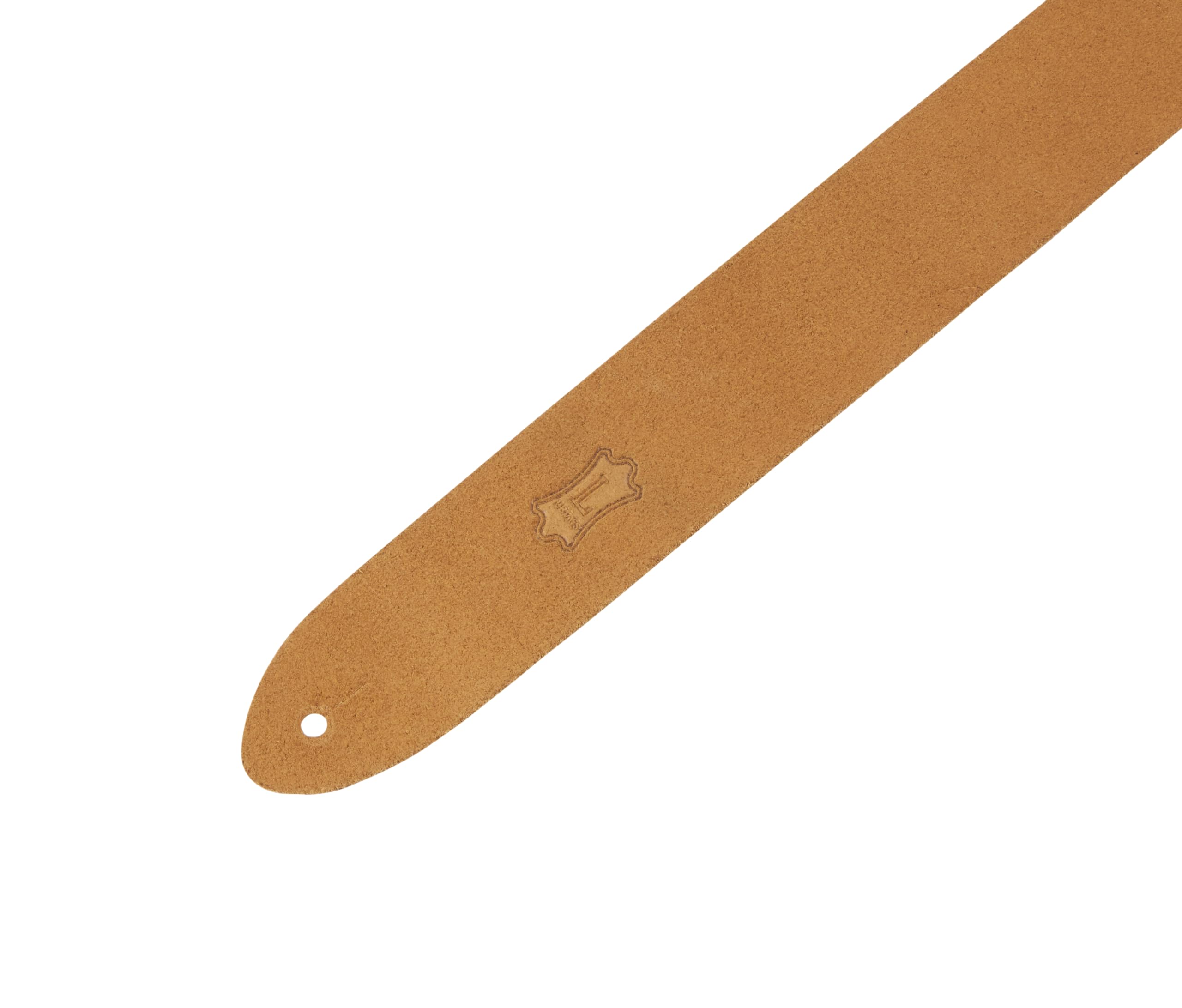 Levys Leathers 2 Suede Leather Guitar Strap; Tan (M12Oh-V2-Tan)