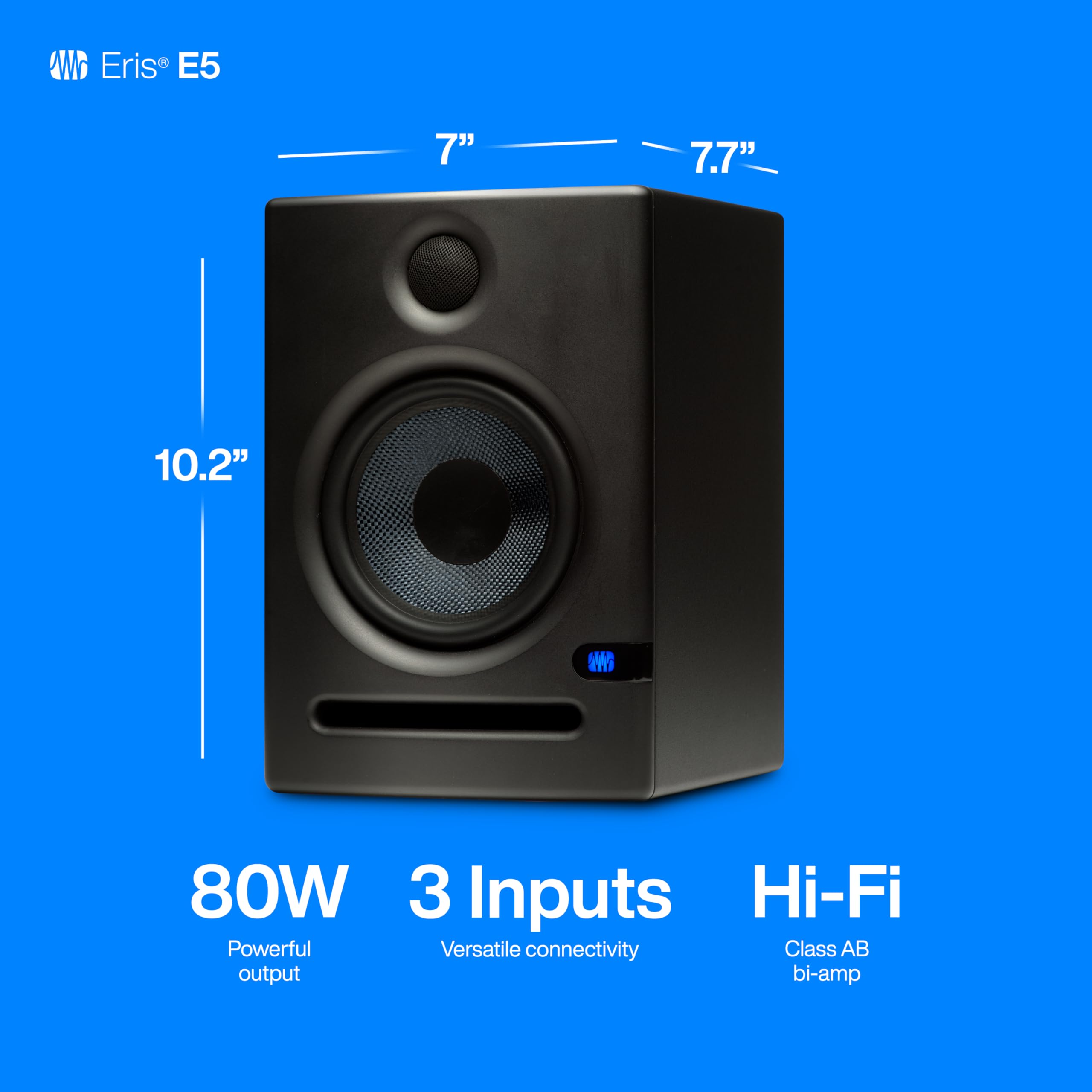 Presonus Eris E5 2 Way 5.25' Near Field Studio Monitor