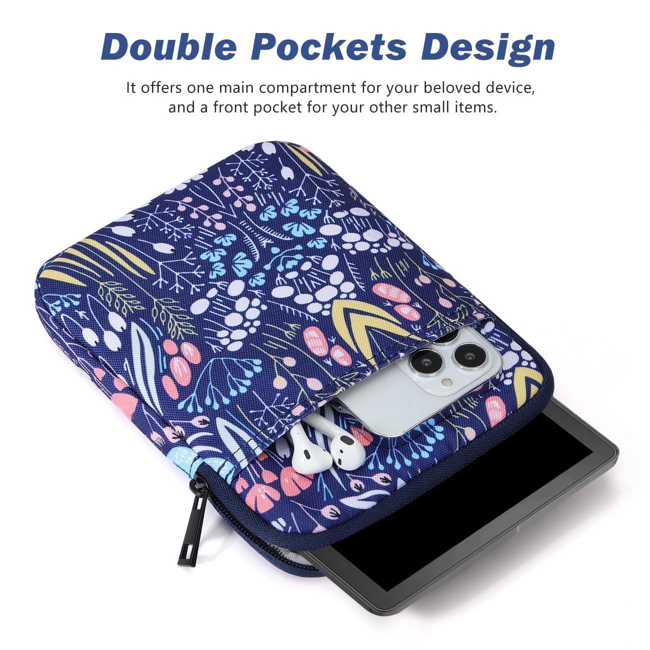 Dadanism 6 7 Inch Protective Sleeve Carrying Case Fits All New 6'' Kindle 11Th Gen 2022, Kindle 10Th/8Th Gen 2019/2016, 6.8'' Ki