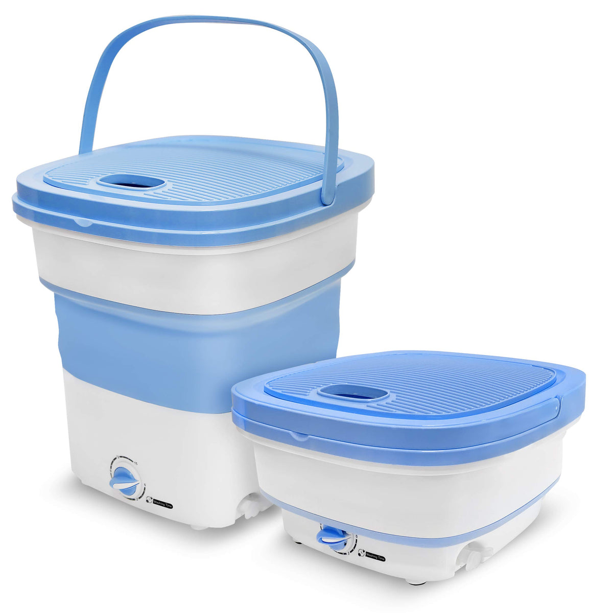 Pyle Portable Mini Washing Machine Lightweight Collapsible Bucket - Perfect For Camping, Travelling, Apartment, Dorm Usa Brand -