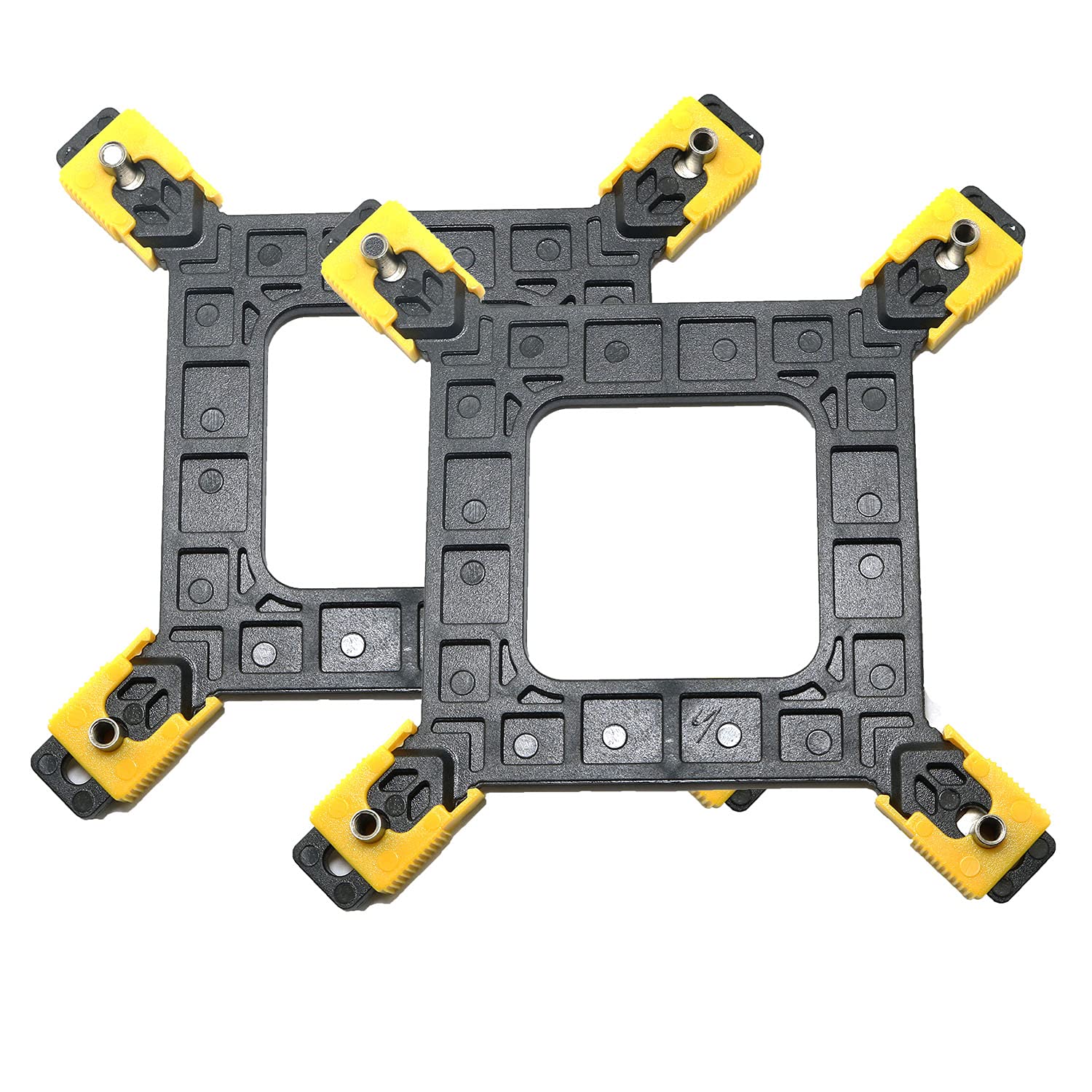 Rlecs 2Pcs Plastic Adjustable 775/1155/1156/1366 Cpu Backplane Desktop Backplate Cooler Bracket For Intel