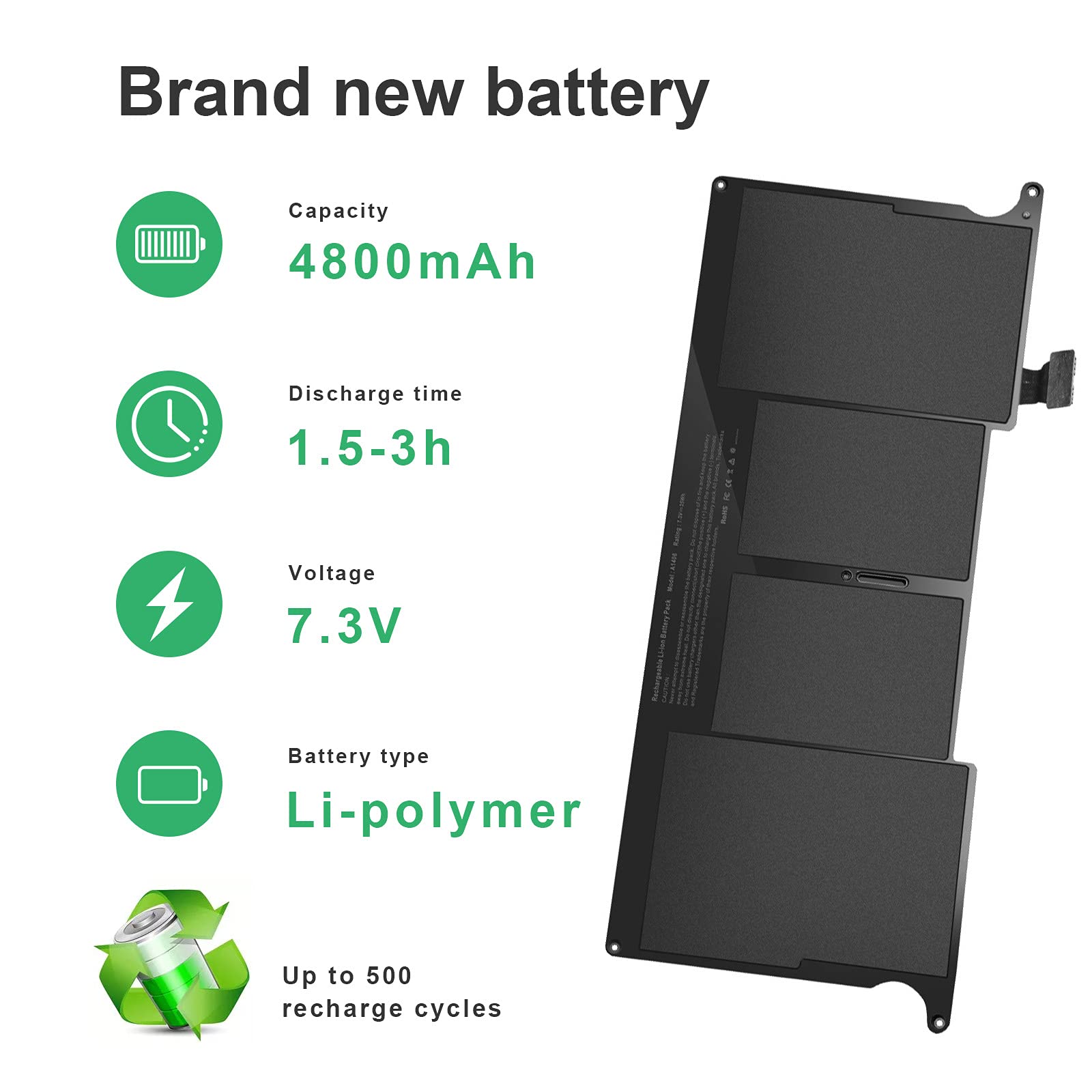 Fancy Buying A1406 Laptop Battery For Macbook Air 11'' A1370 (Mid 2011) And A1495 A1465 (Mid 2011 2012 2013 Early 2014 2015 Vers