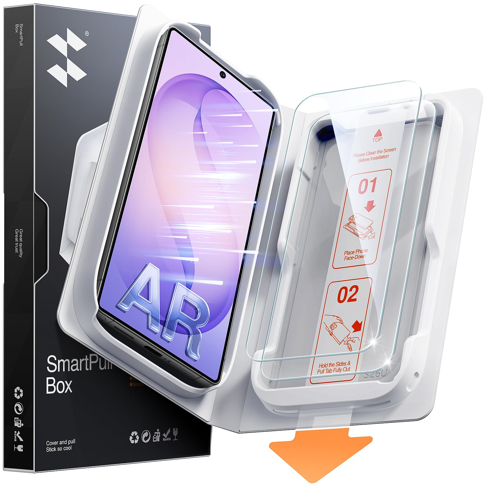 SmartDevil 3 Pack for Samsung Galaxy S26 Ultra Screen Protector with Anti-Reflective Technology,AR Tempered Glass Film, 9H Scrat