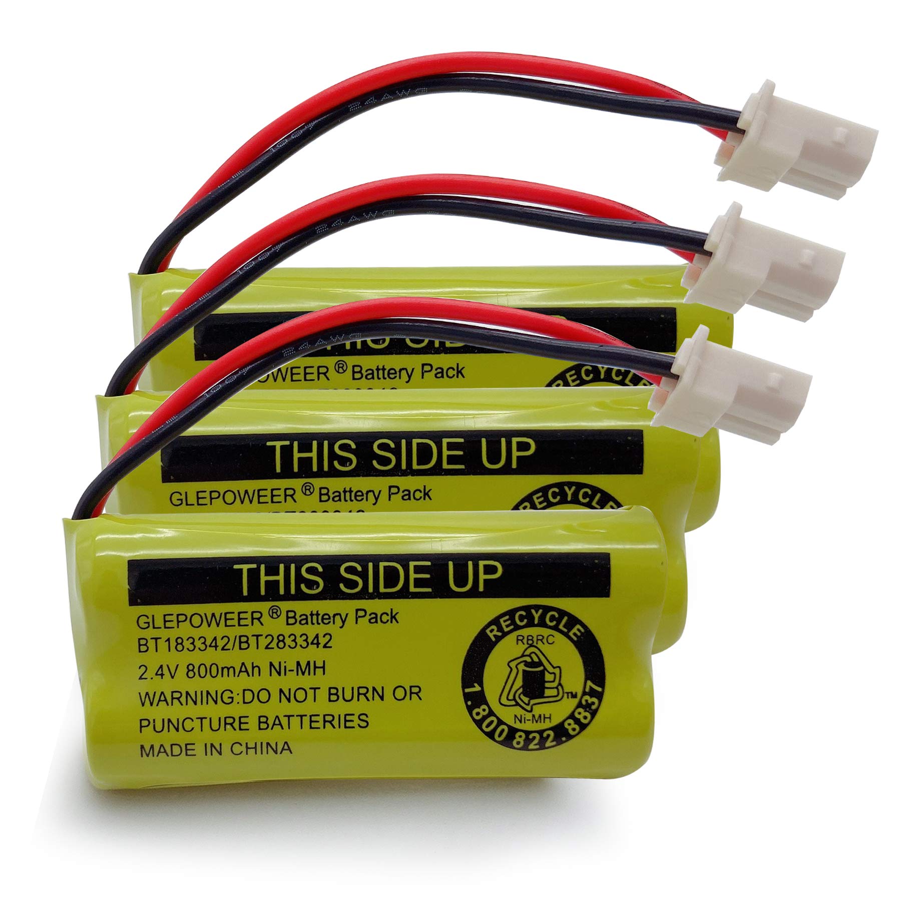 Glepoweer 2.4V 800Mah Bt183342 Bt283342 Bt166342 Bt266342 Bt162342 Bt262342 Battery Compatible With Cs6114 Cs6419 Cs6719 El52300