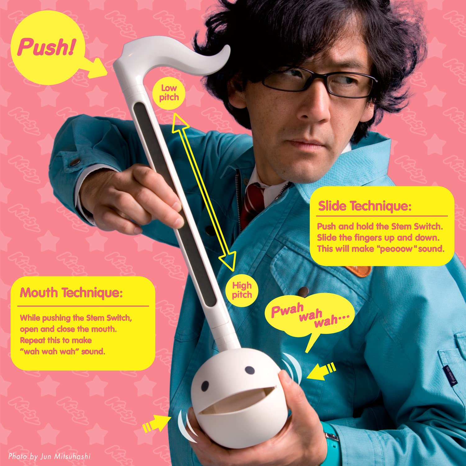 Otamatone Deluxe Japanese Musical Instrument Portable Music Synthesizer From Japan By Maywa Denki Studio Award Winning, Educatio