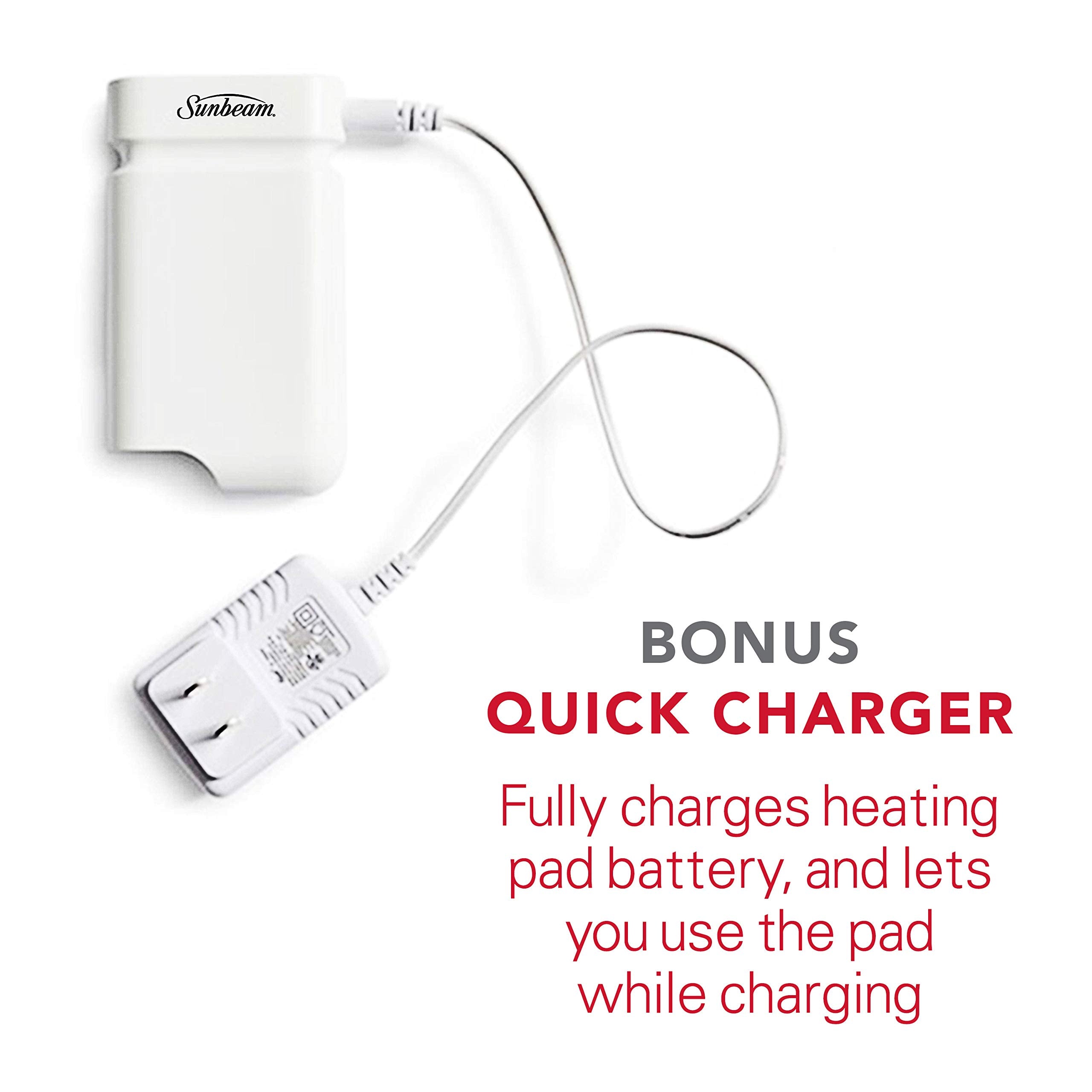 Goheat Cordless Sunbeam Heating Pad Quick Charger Accessory