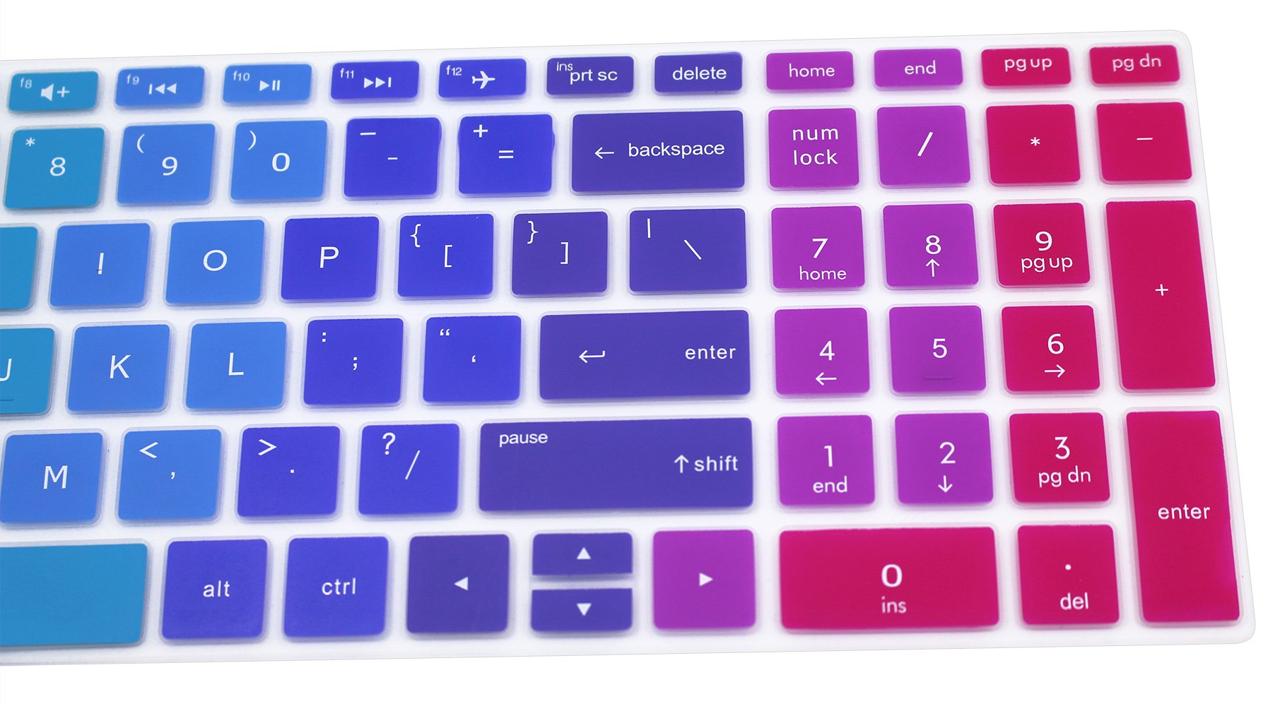 Silicone Keyboard Cover Compatible For For 15.6'' Hp Pavilion X360 15 Br075Nr, Pavilion 15 Cc 15 Cb Series 15 Cc010Nr 15 Cb010Nr