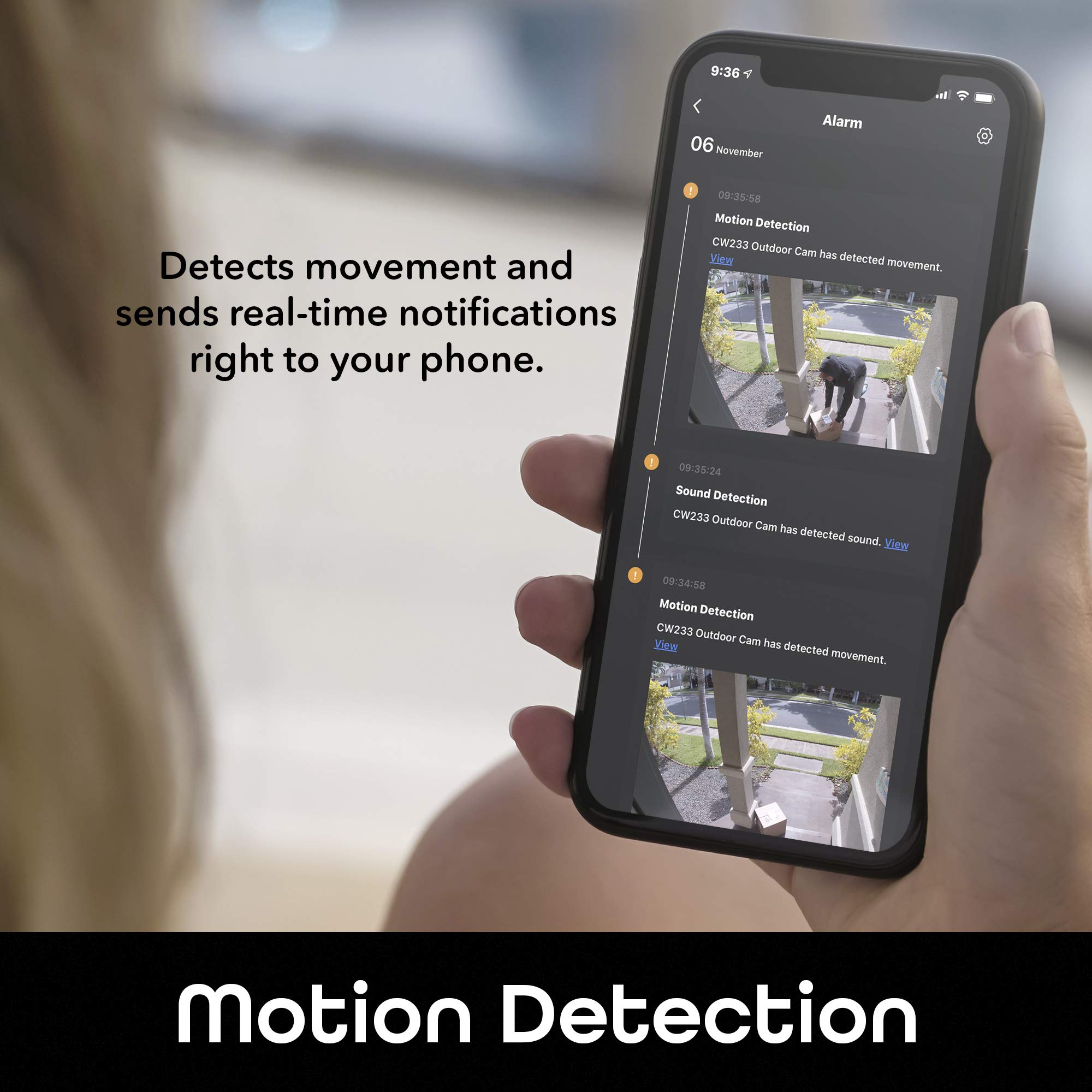 Geeni Hawk 3 Outdoor Security Camera, 1080P Hd, Weatherproof, Motion Detection, Night Vision, Two Way Audio, Alexa/Google Compatible