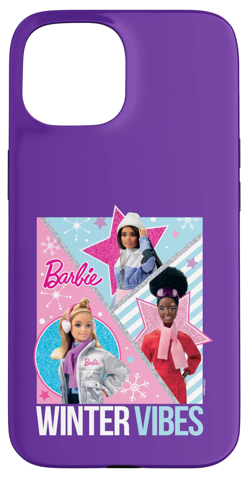 Iphone 15 Barbie   Winter Vibes Case