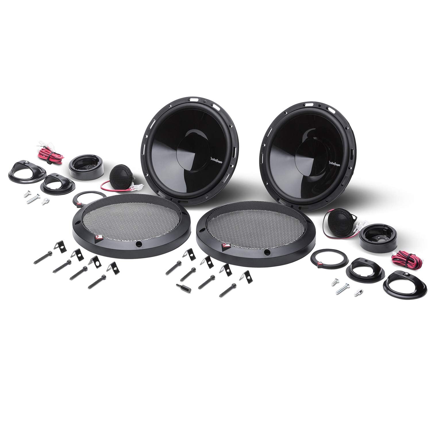 Rockford Fosgate P165 Si Punch 6.5' 2 Way Component Speaker System With Integrated Concealed Crossover (Pair)