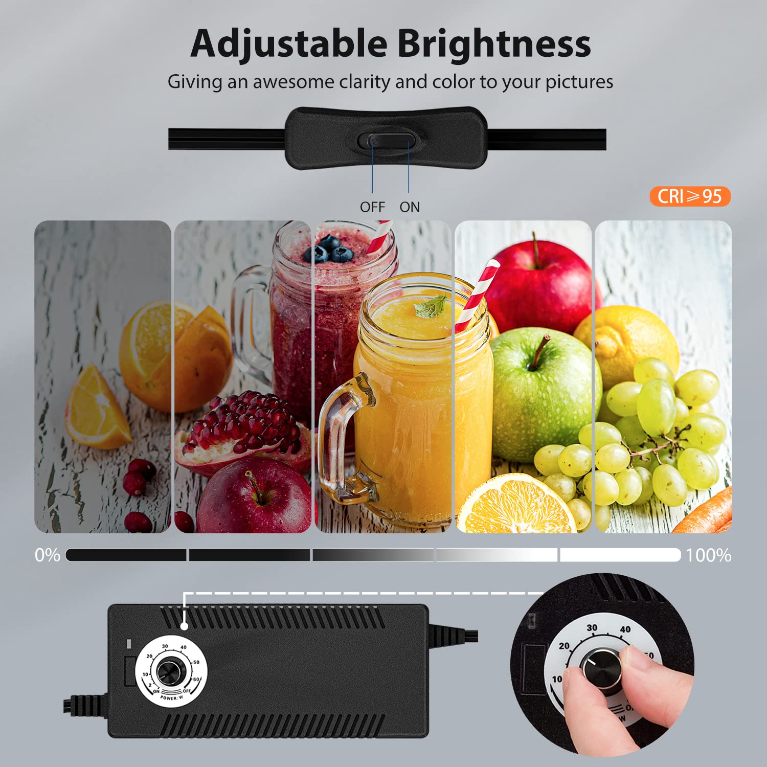 Takerers Photo Studio Light Box,39X39 Inch/100X100Cm 210 Led Professional Photo Background Shooting Tent With 3 Stepless Dimming