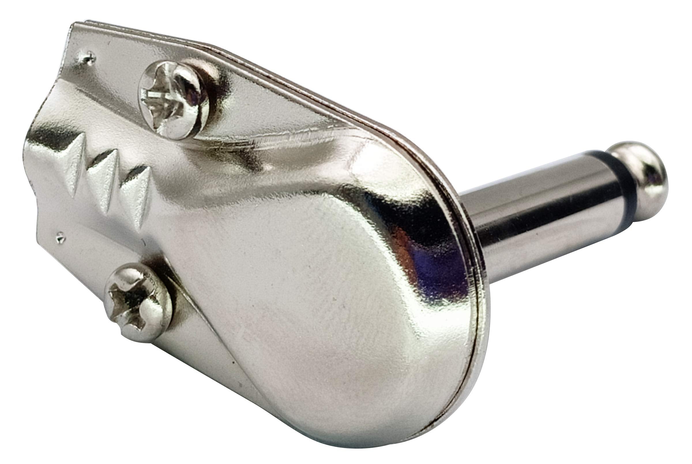 Aaotokk 90 Degree 6.35Mm Adapter Golden Plated Right Angle 6.35Mm 1/4 Inch Ts Mono Male Flat Pancake Style Plugs Connectors For