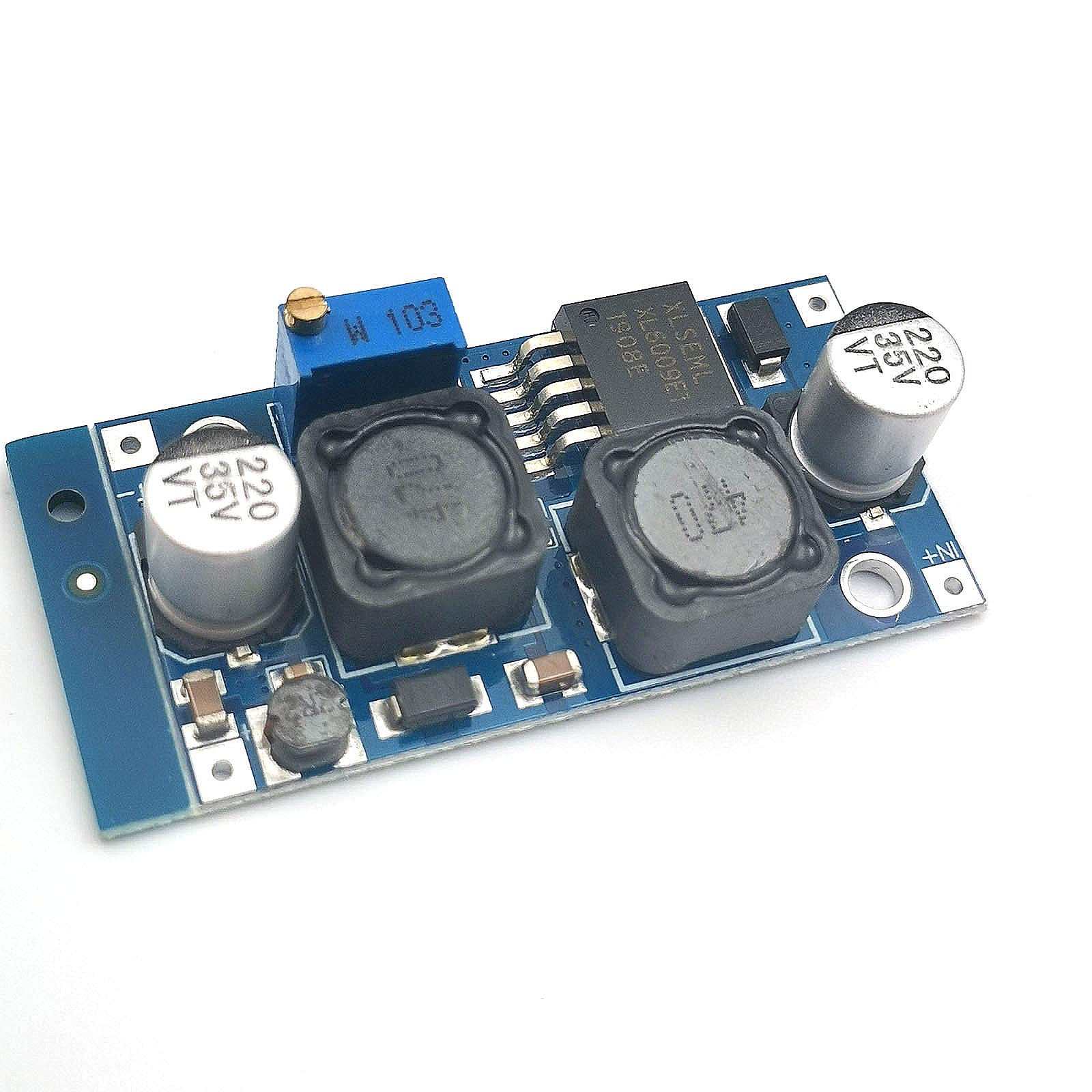 Fainwan 2 Pack Adjustable Dc Dc Buck Boost Converter Automatic Wide Voltage Regulator Xl6009 Dc To Dc 5 32 V To 1.25 35 V Voltag