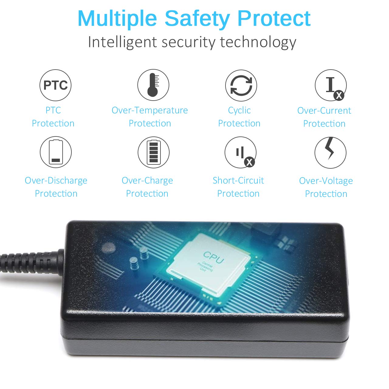 65W Laptop Charger For Pavilion X360 14 15 17, Envy 13 15 X360, Elitebook 840 G5, Probook Chromebook Stream Series, Spectre 7104