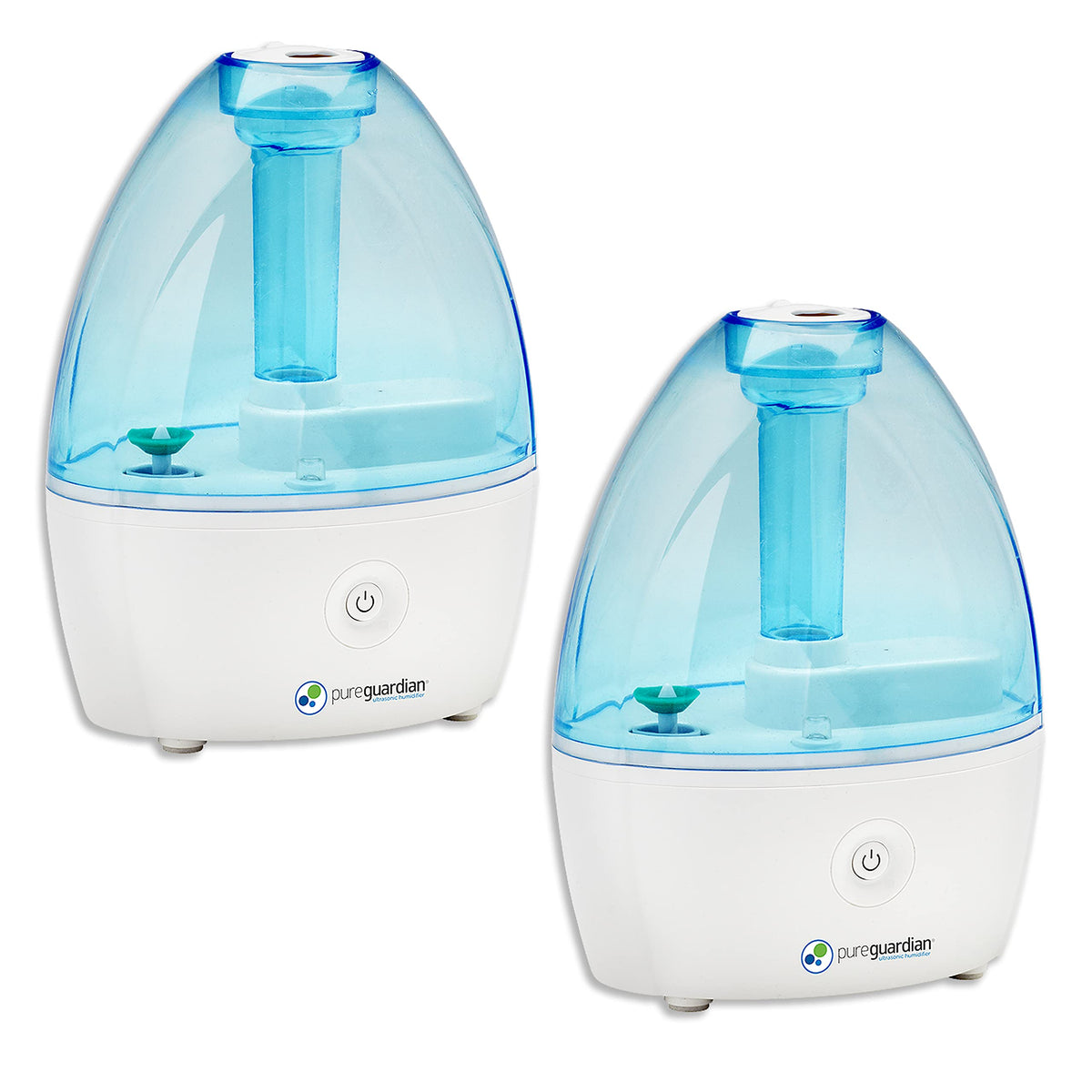 Pureguardian H910Bl2Pk Ultrasonic Cool Mist Humidifier, 14 Hrs. Run Time, 210 Sq. Ft. Coverage, Small Rooms, Quiet, Filter Free,